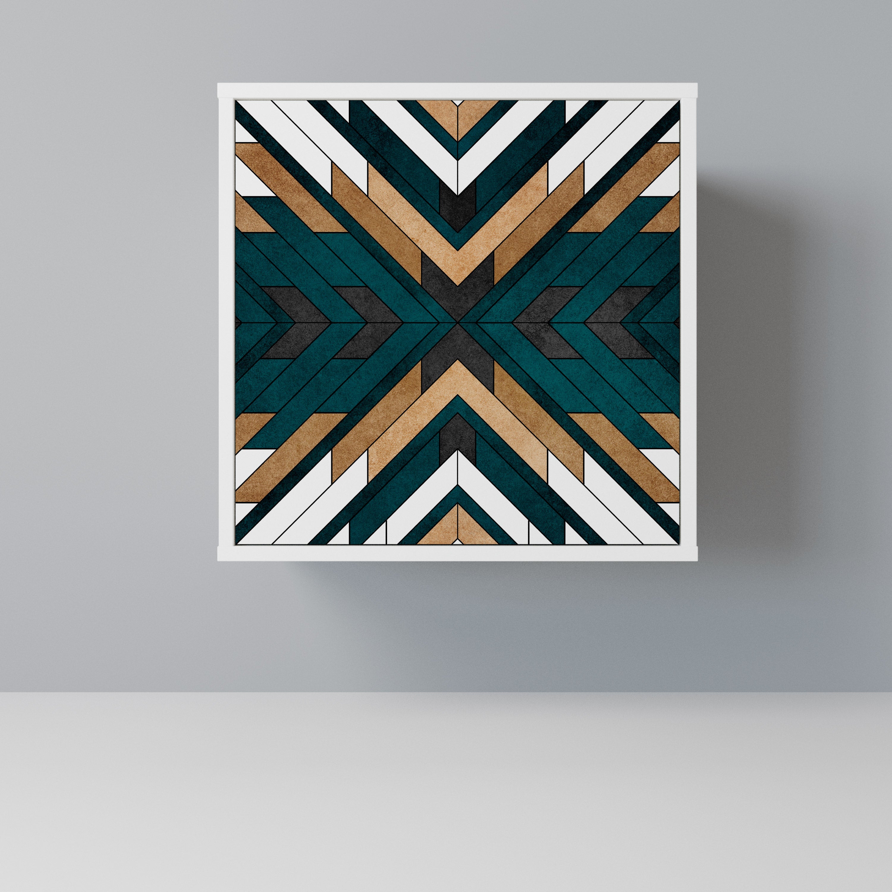 ARTISTIC GEOMETRY Komoda 1-drzwiowa korpus Biały