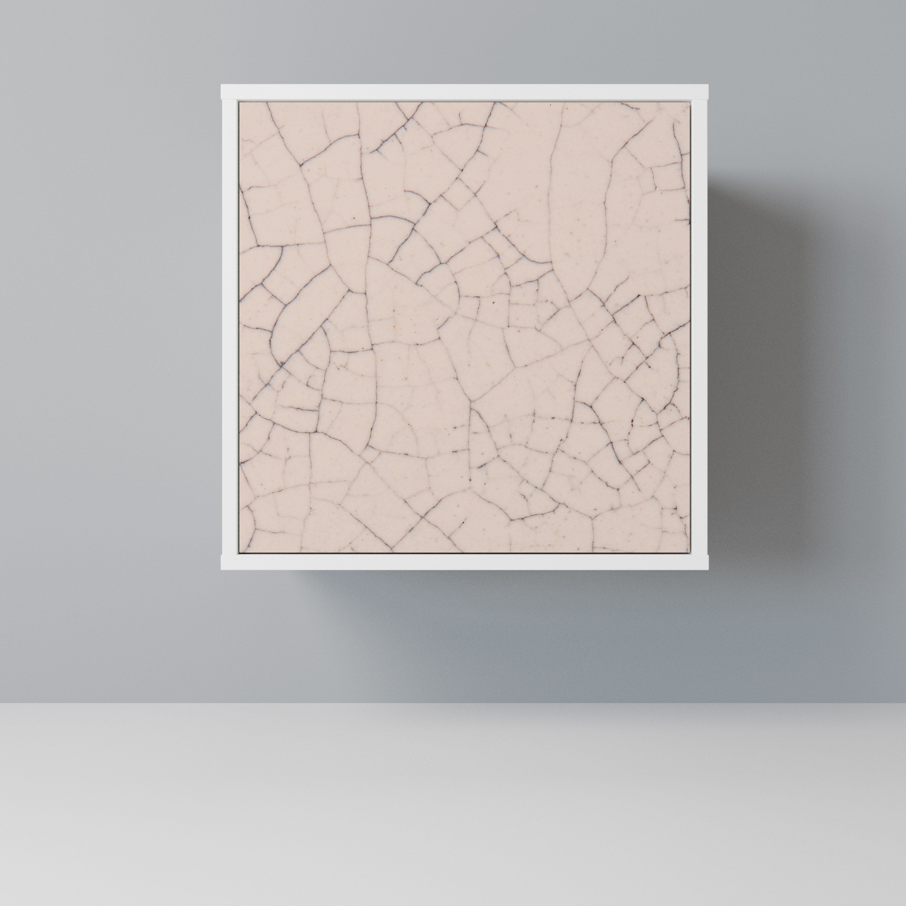 CERAMIC TEXTURE Komoda 1-drzwiowa korpus Biały