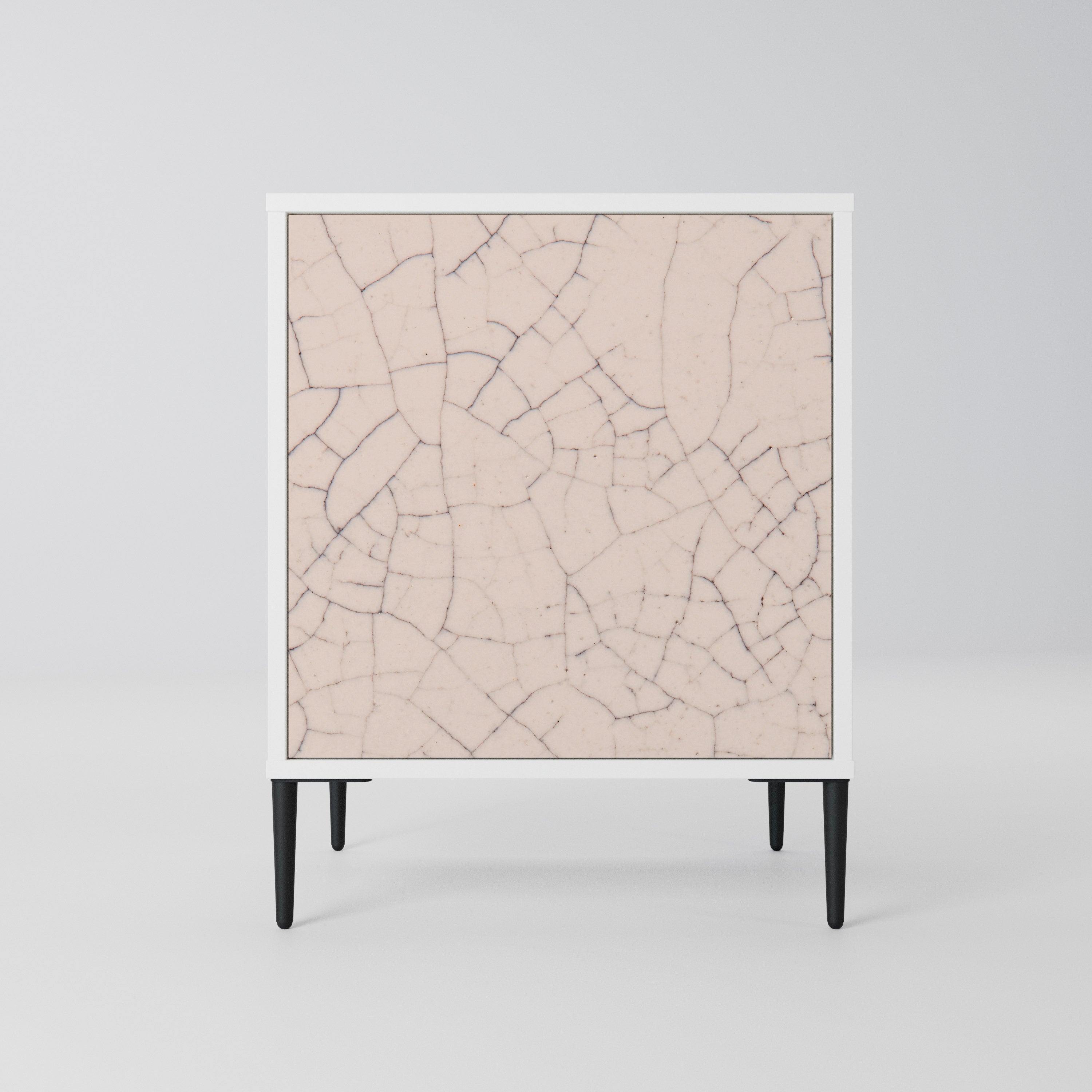 CERAMIC TEXTURE Komoda 1-drzwiowa korpus Biały