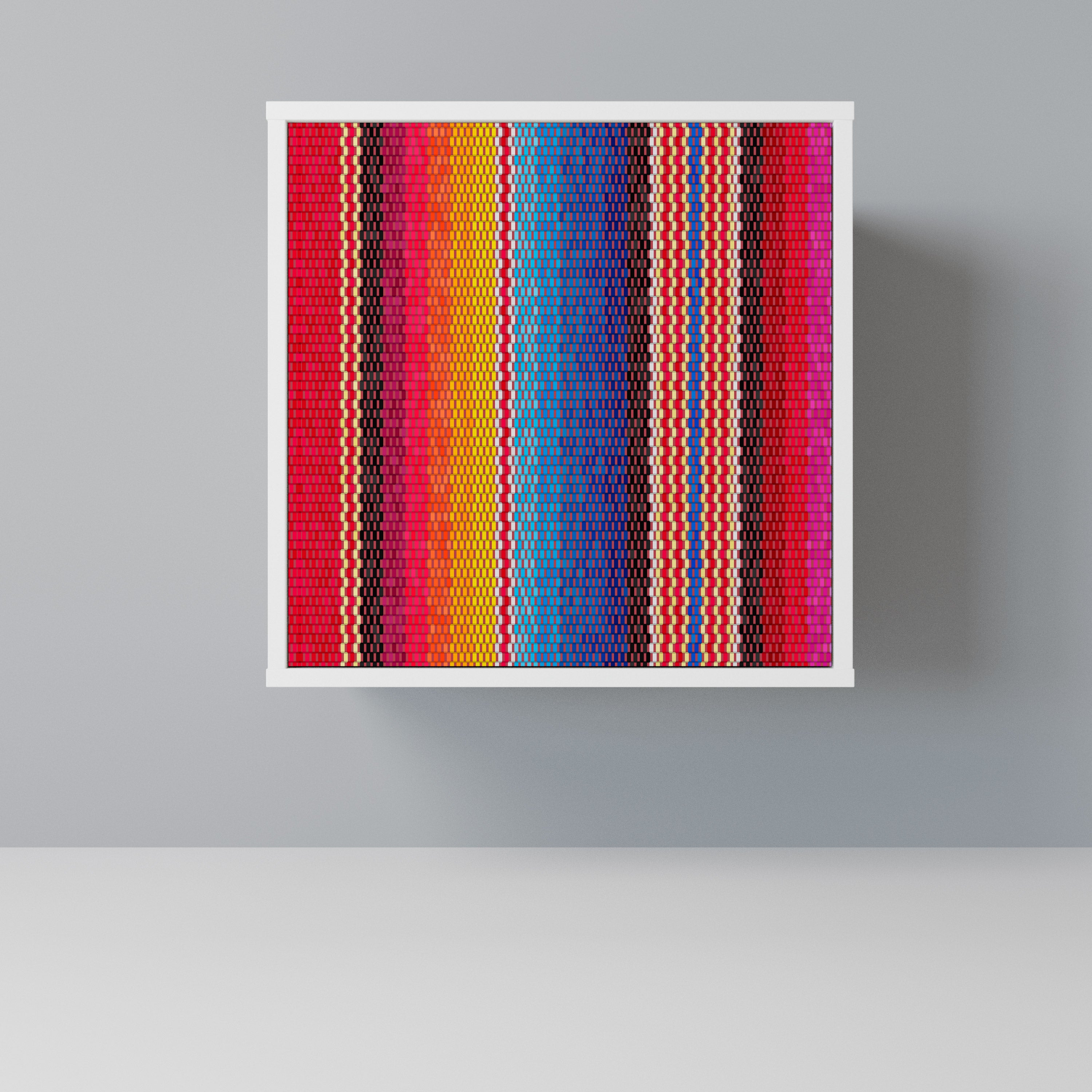 ETHNIC MEXICAN Komoda 1-drzwiowa korpus Biały