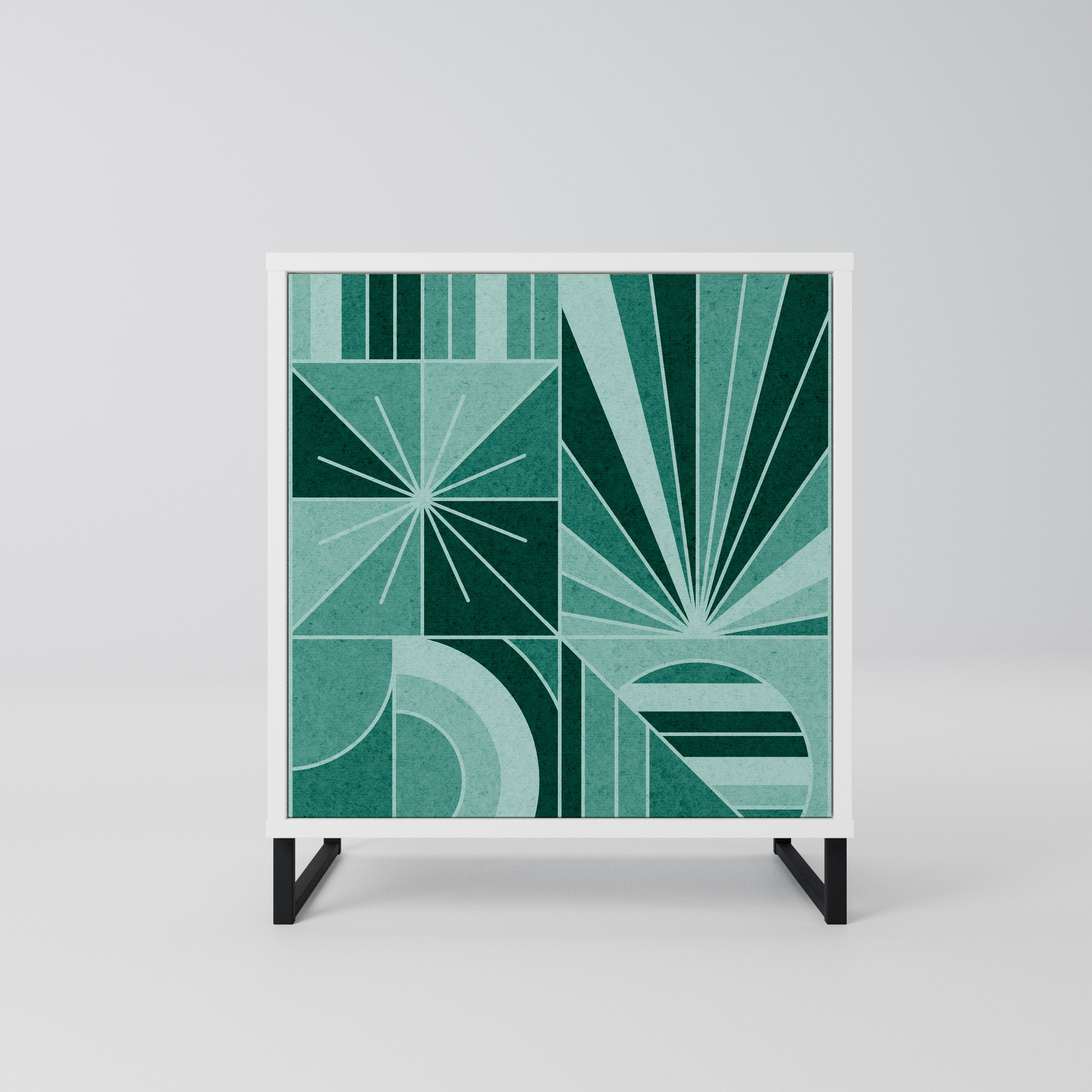 HARMONIC GRID Komoda 1-drzwiowa korpus Biały