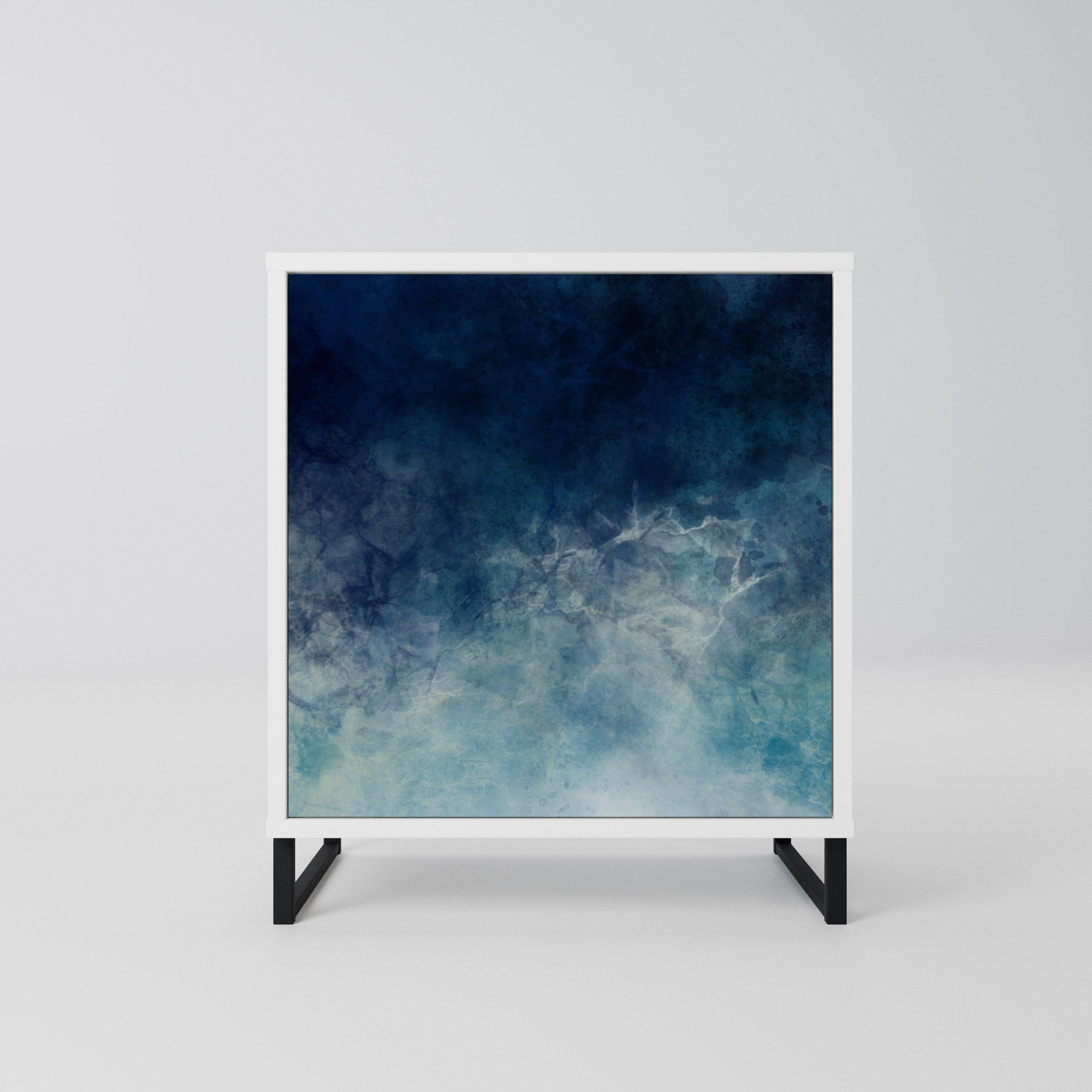 CELESTIAL FALL Komoda 1-drzwiowa korpus Biały