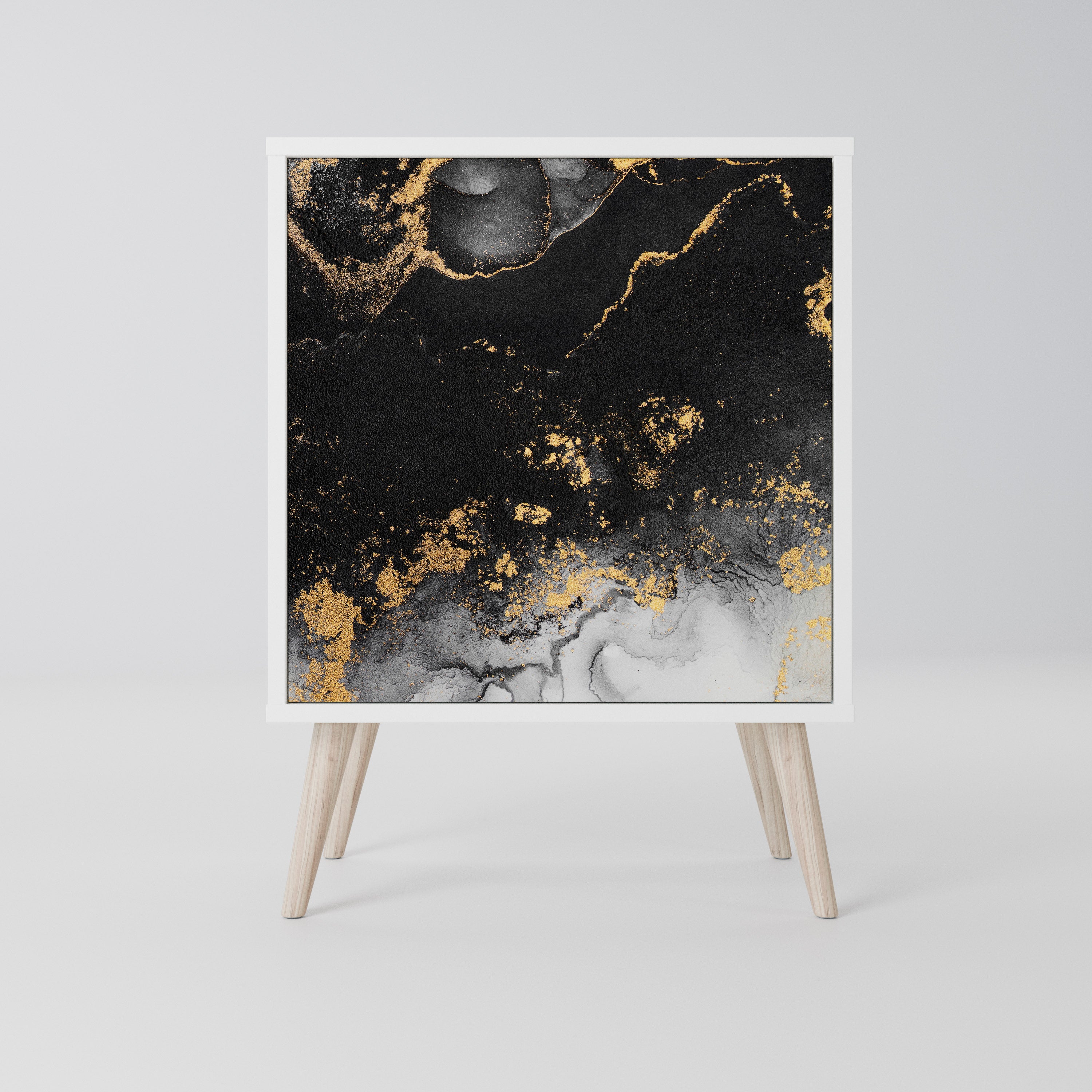 MARBLE OF TOMMORROW Komoda 1-drzwiowa korpus Biały