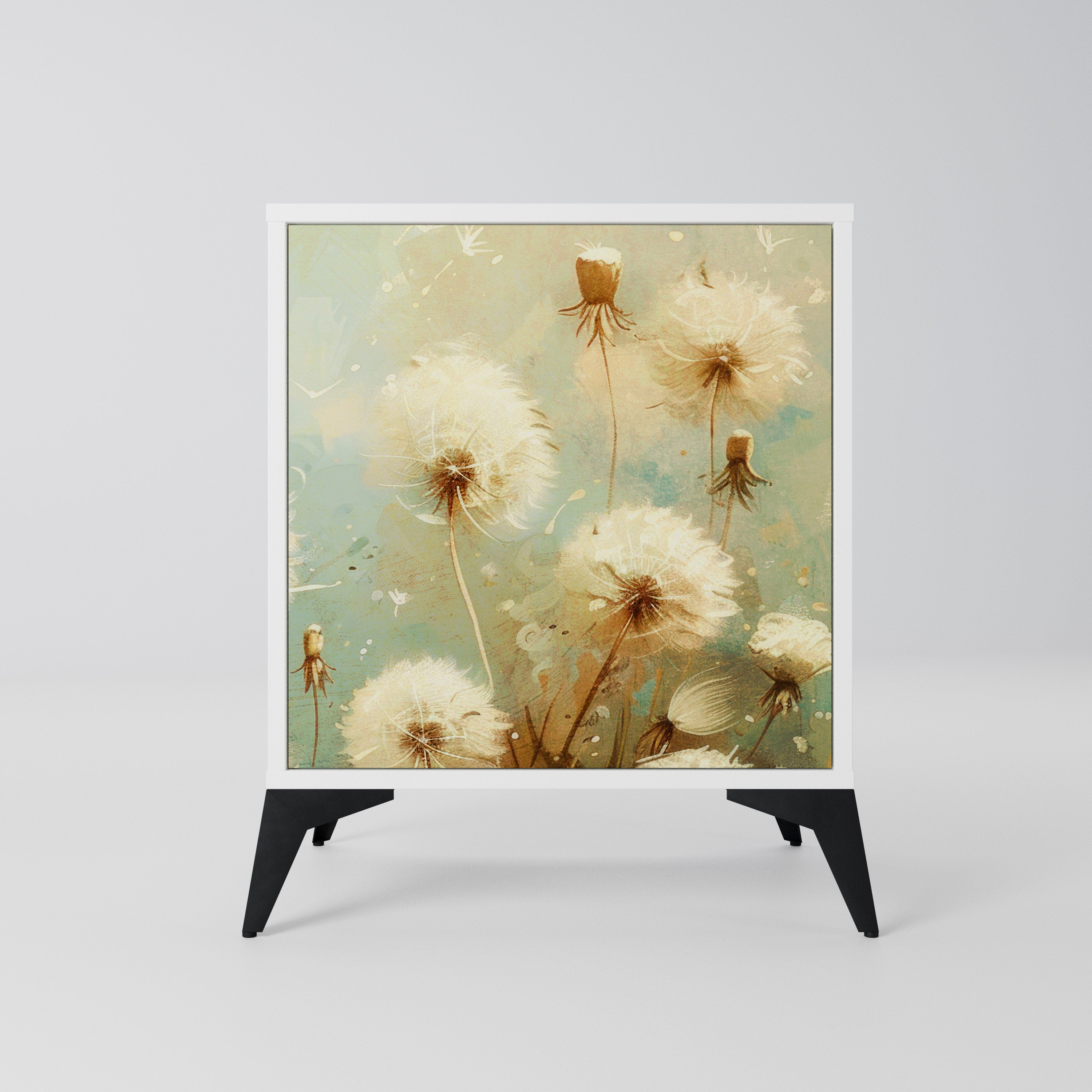 DREAMY MEADOW Komoda 1-drzwiowa korpus Biały