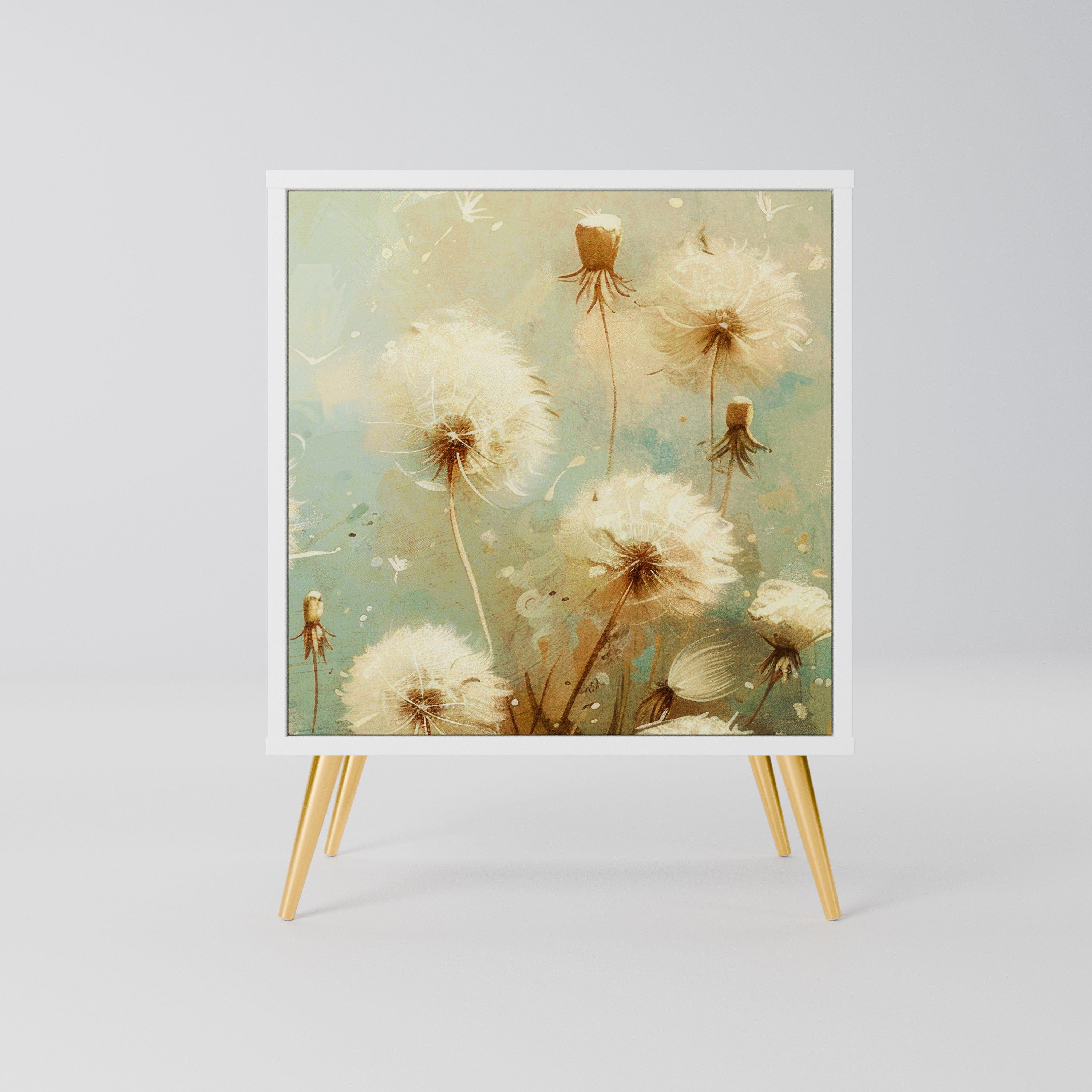 DREAMY MEADOW Komoda 1-drzwiowa korpus Biały