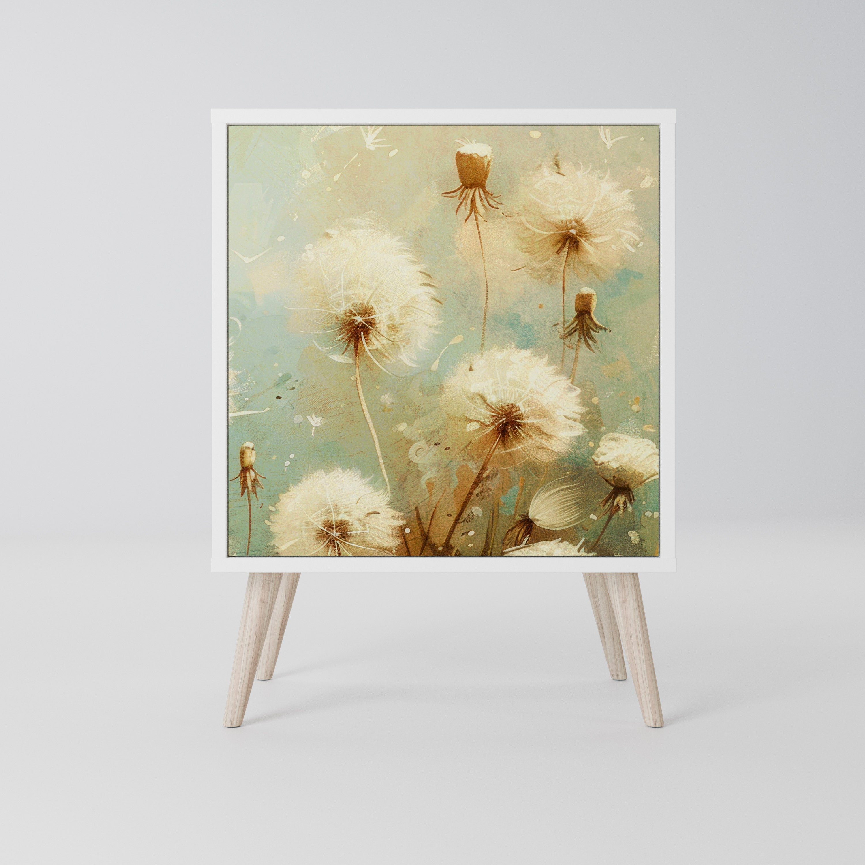 DREAMY MEADOW Komoda 1-drzwiowa korpus Biały