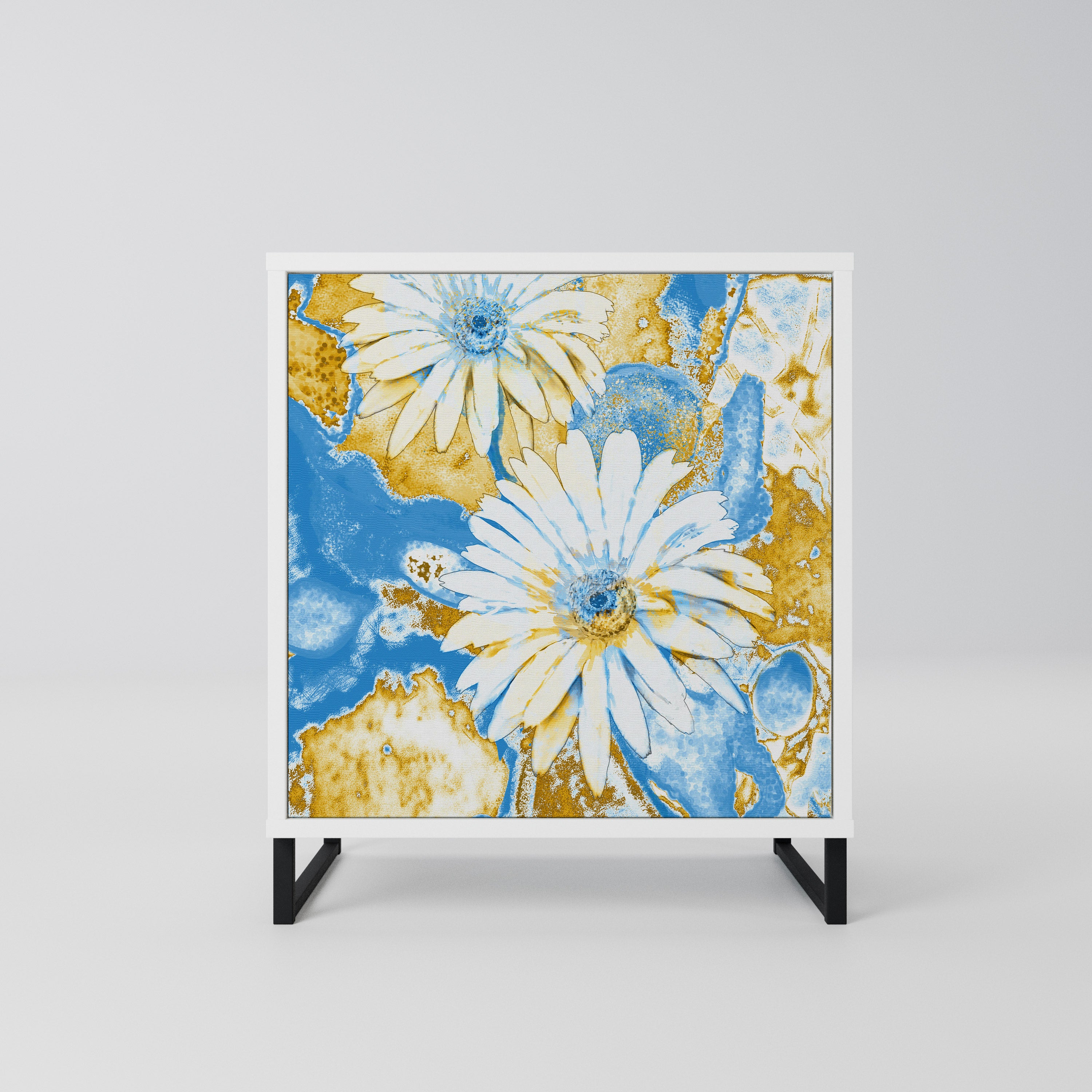 DAISY LUXE Komoda 1-drzwiowa korpus Biały
