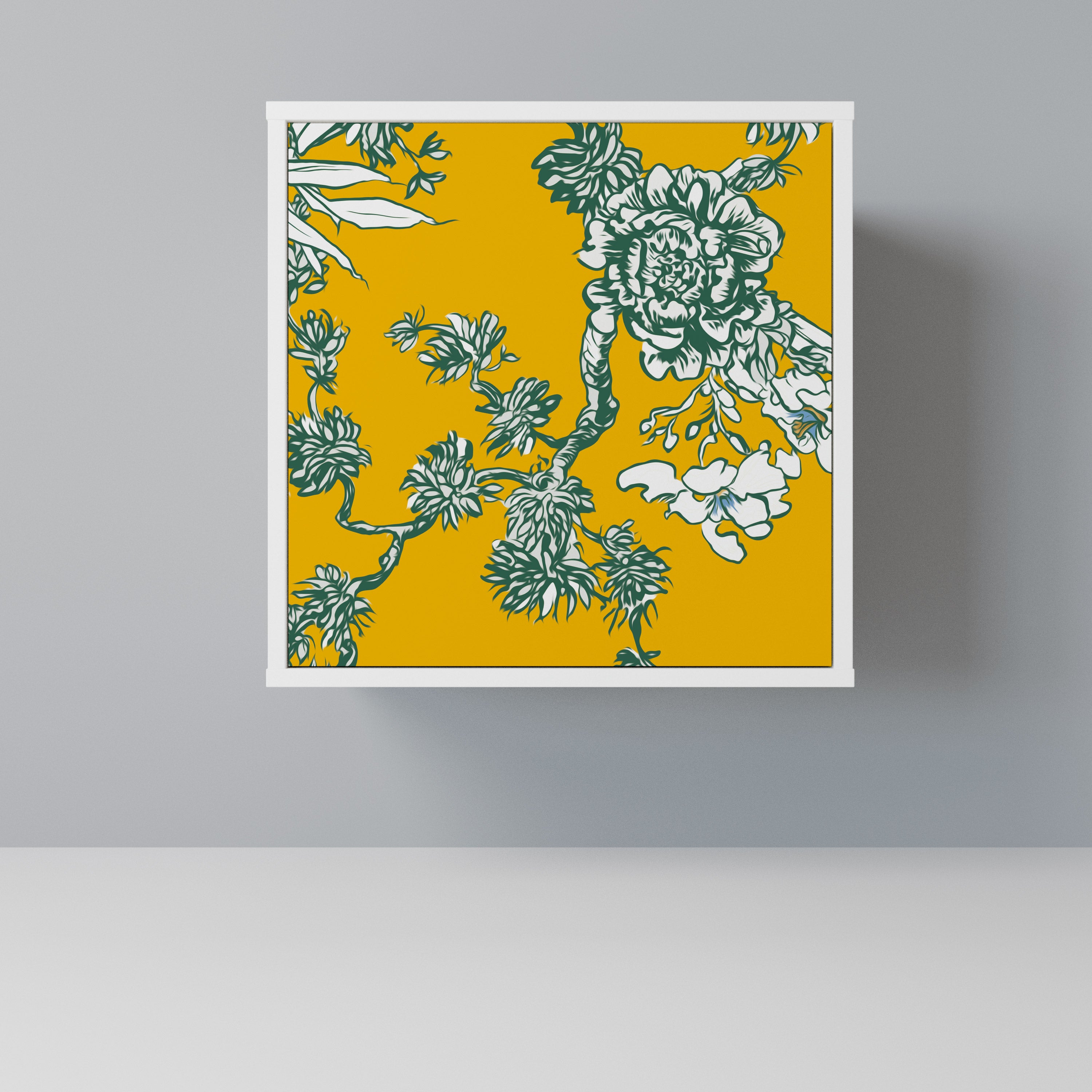 YELLOW CHINOISERIE Komoda 1-drzwiowa korpus Biały