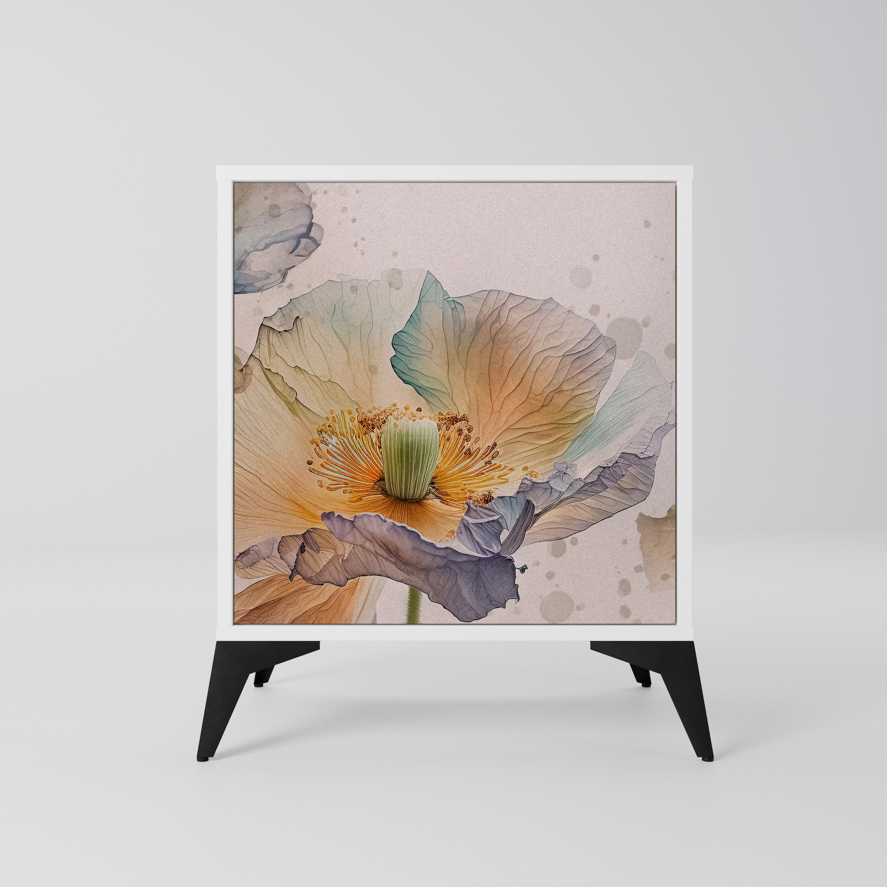 SOFTEN POPPY Komoda 1-drzwiowa korpus Biały