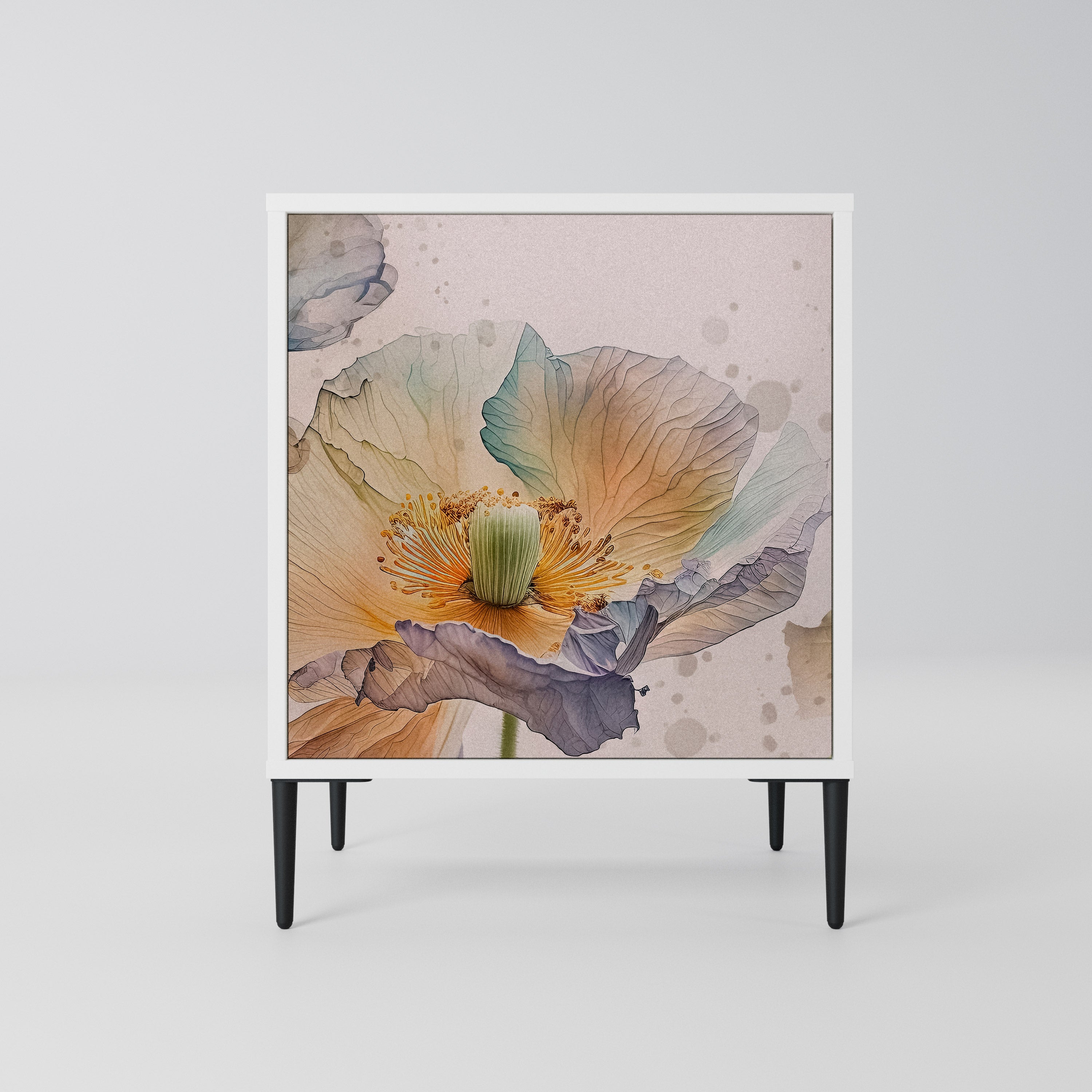 SOFTEN POPPY Komoda 1-drzwiowa korpus Biały