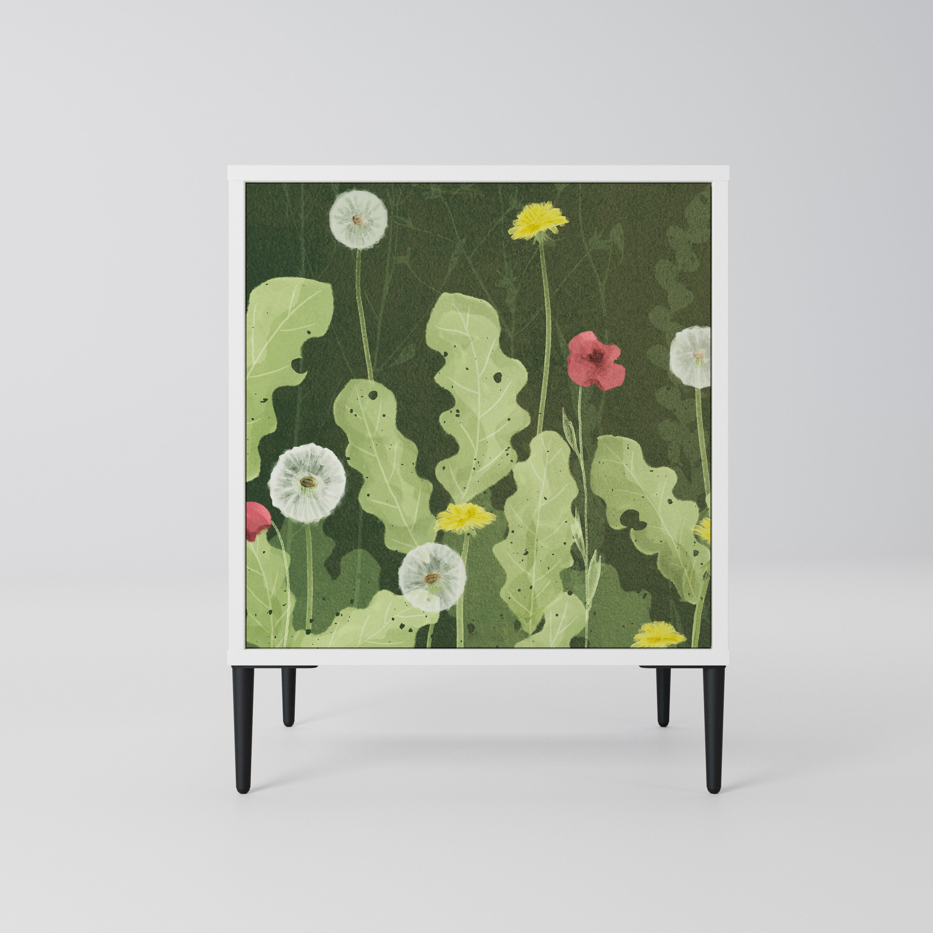 DANDELION AMUSE Komoda 1-drzwiowa korpus Biały