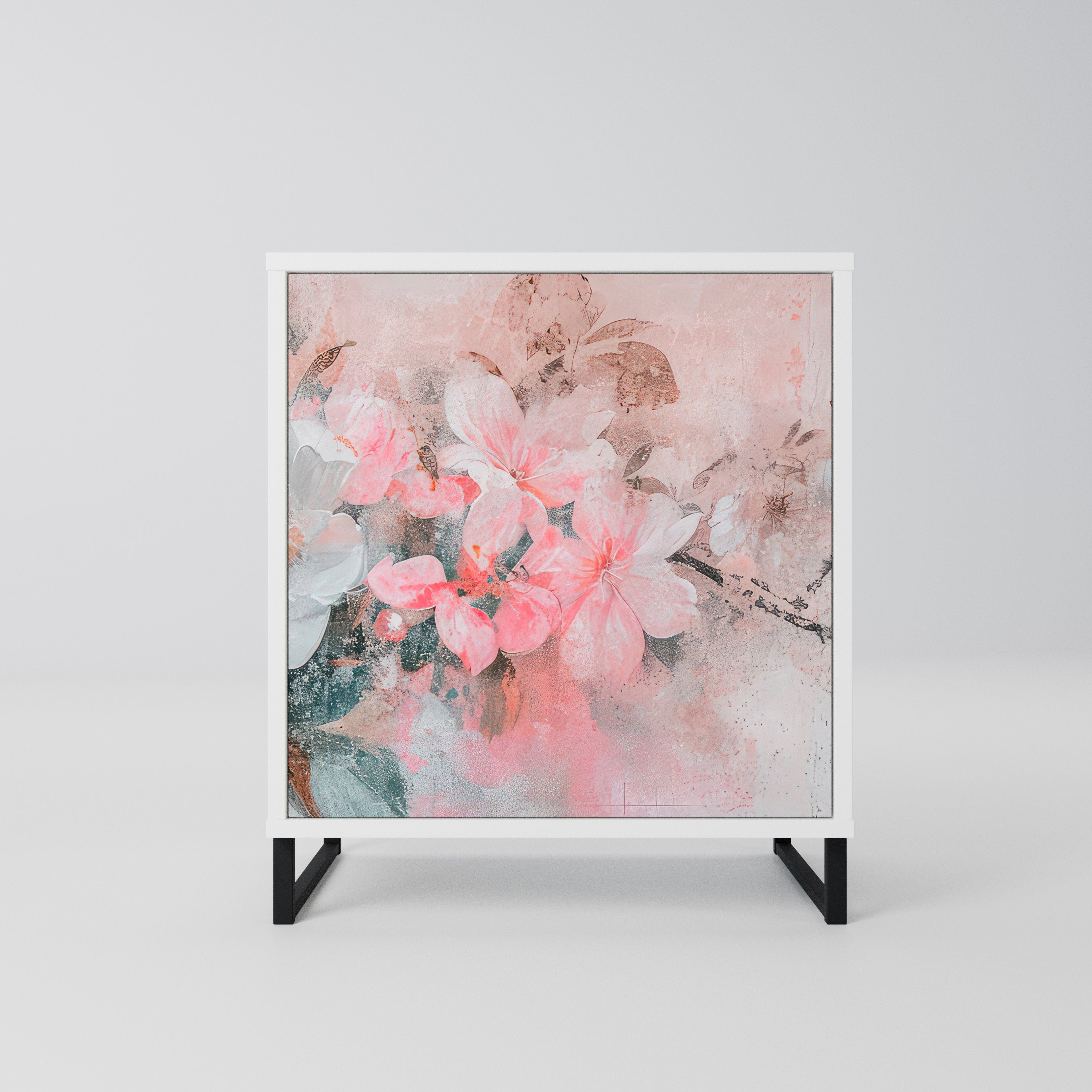 CHERRY BLOSSOM Komoda 1-drzwiowa korpus Biały