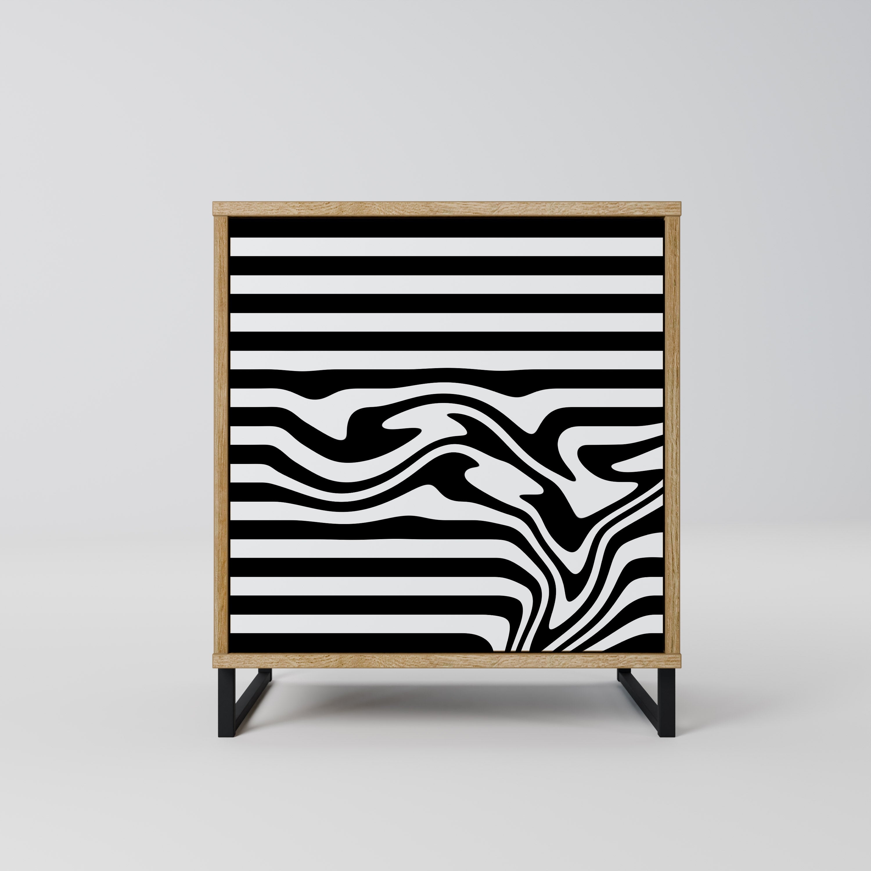 SPECTRA SHOWCASE Komoda 1-drzwiowa korpus Dąb Riva