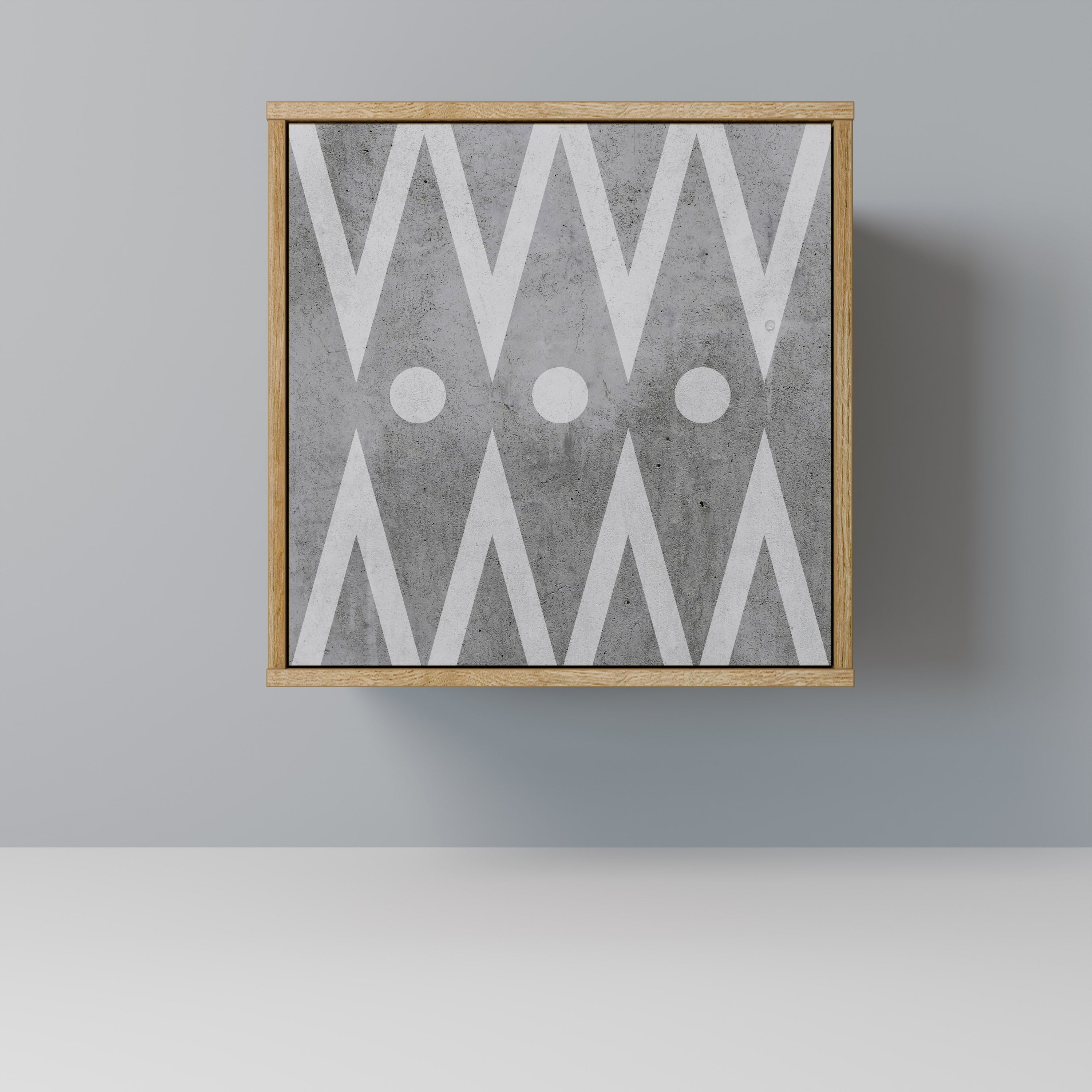 SHARP EDGES Komoda 1-drzwiowa korpus Dąb Riva