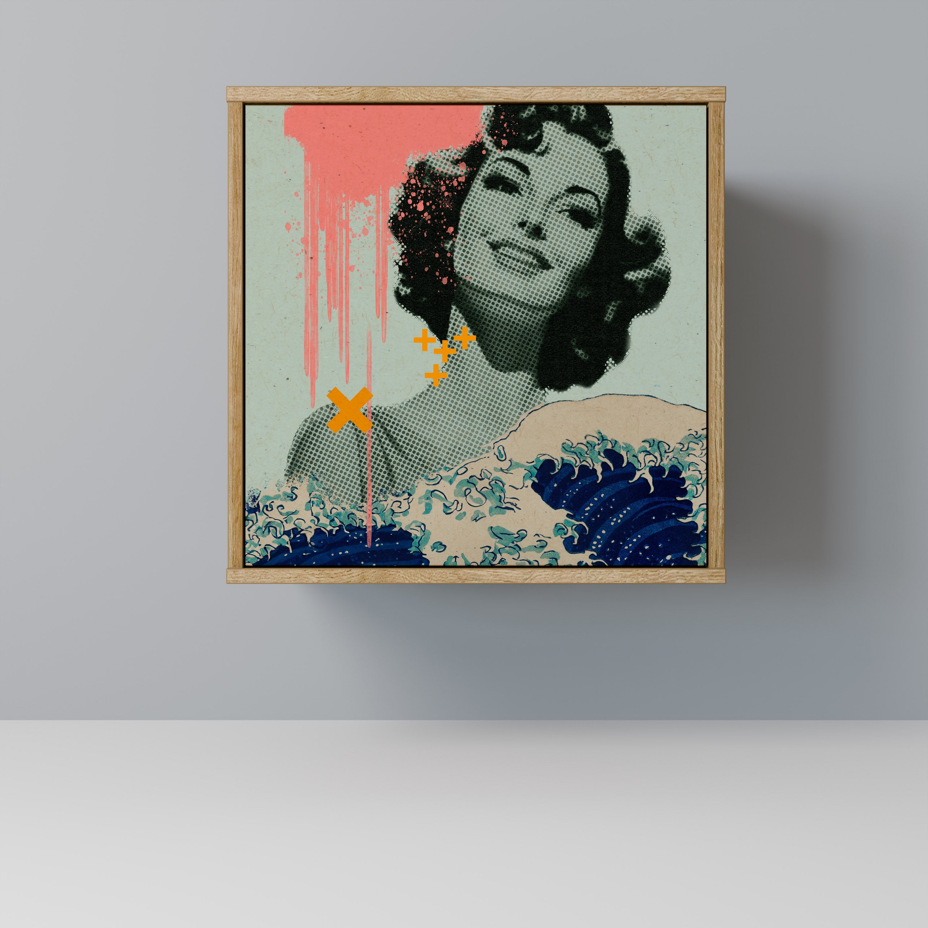 KANAGAWA BEAUTY Komoda 1-drzwiowa korpus Dąb Riva