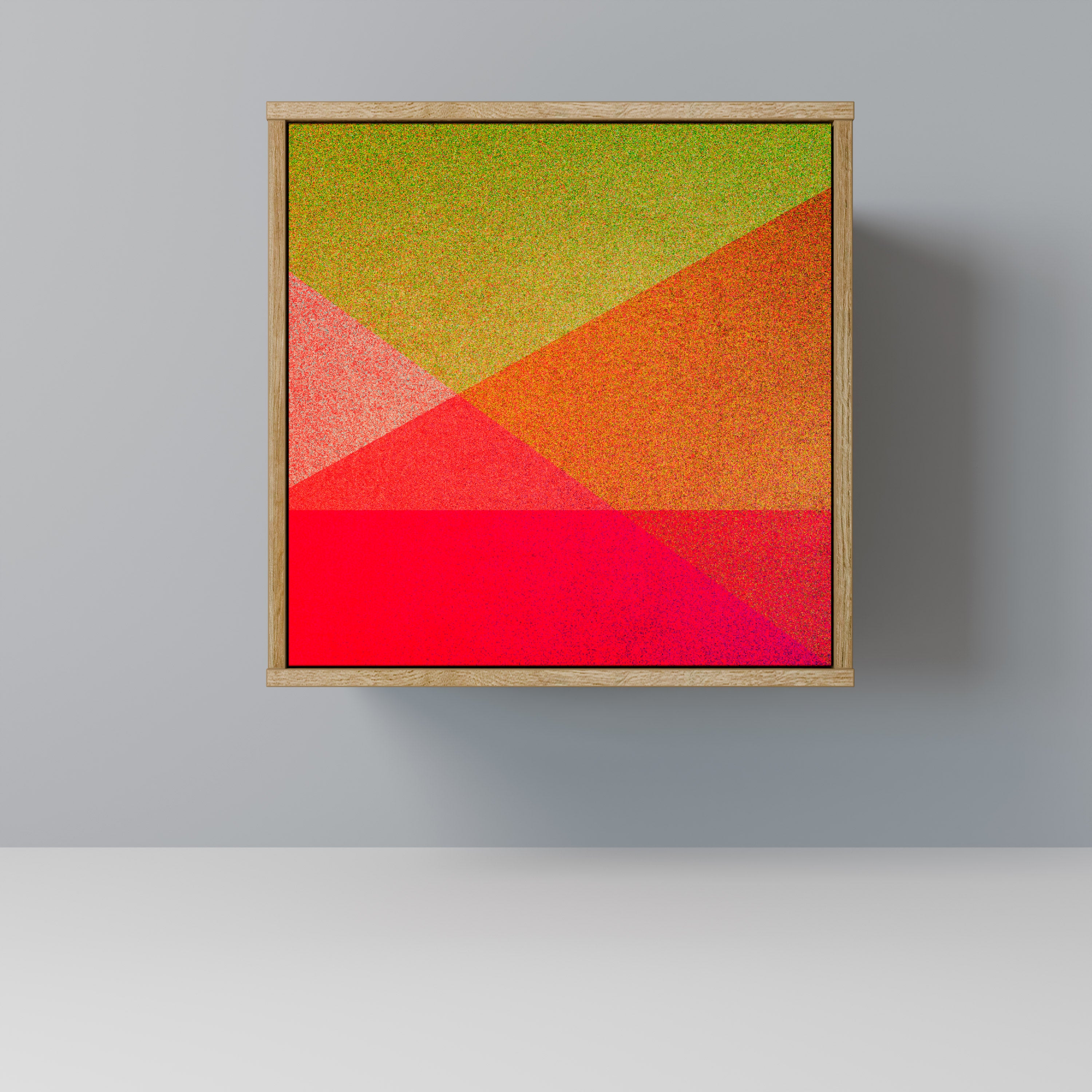 VIVID GEOMETRY Komoda 1-drzwiowa korpus Dąb Riva