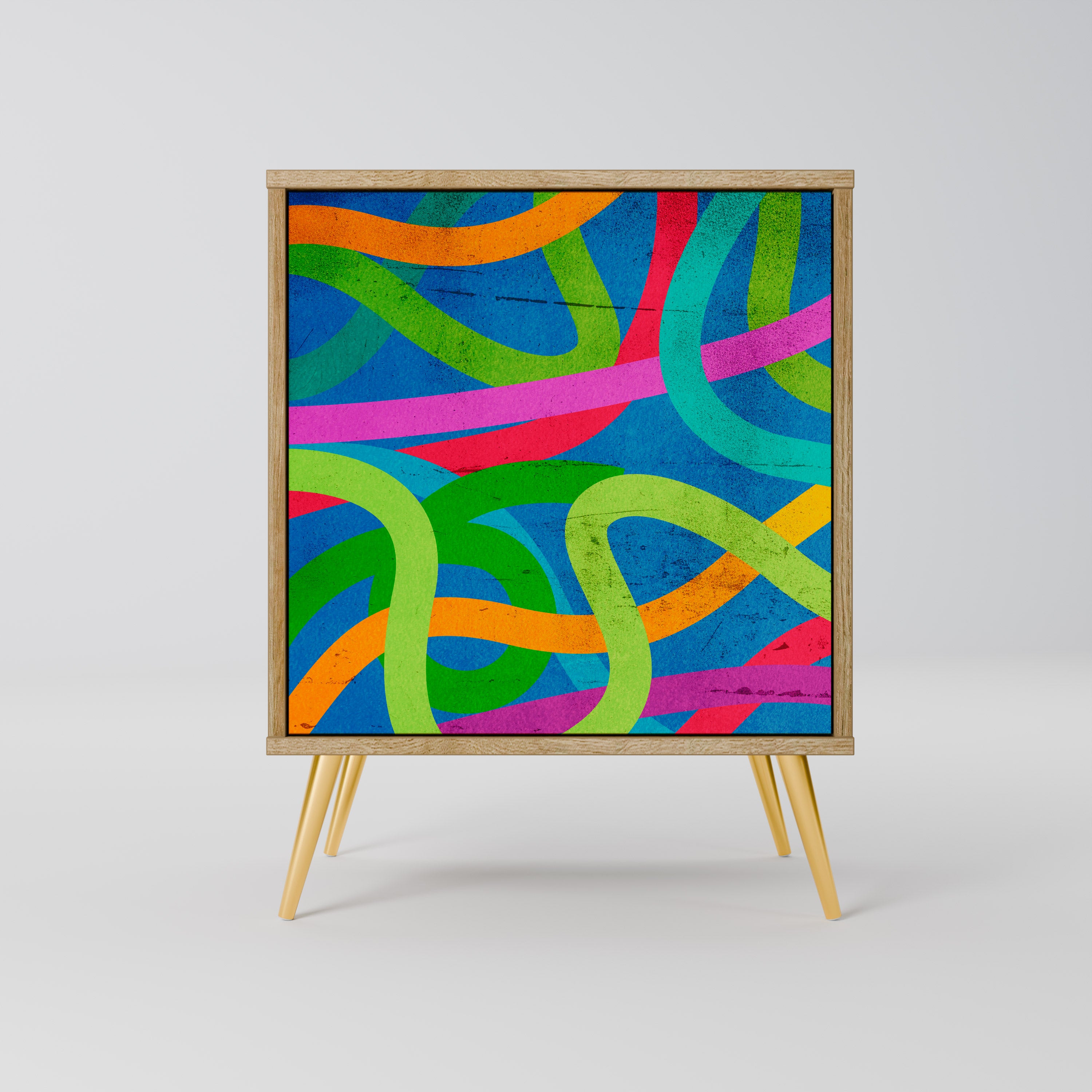 STREAMER TANGLE Komoda 1-drzwiowa korpus Dąb Riva