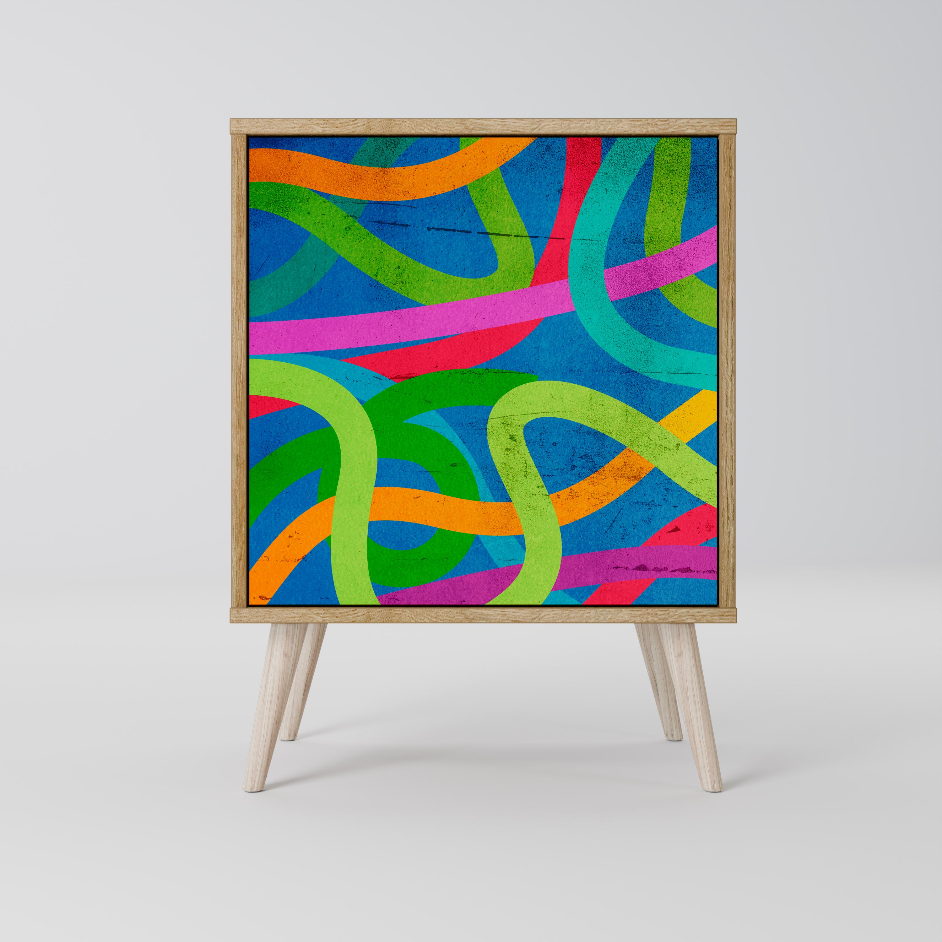 STREAMER TANGLE Komoda 1-drzwiowa korpus Dąb Riva