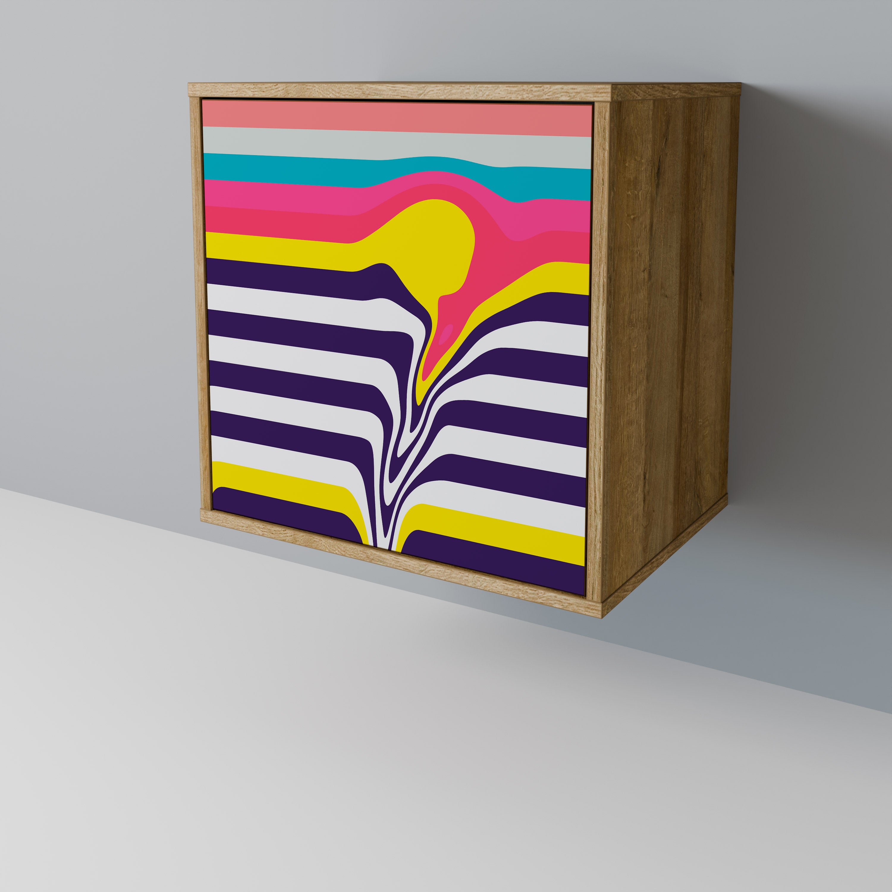 TONE COLLAPSE Komoda 1-drzwiowa korpus Dąb Riva