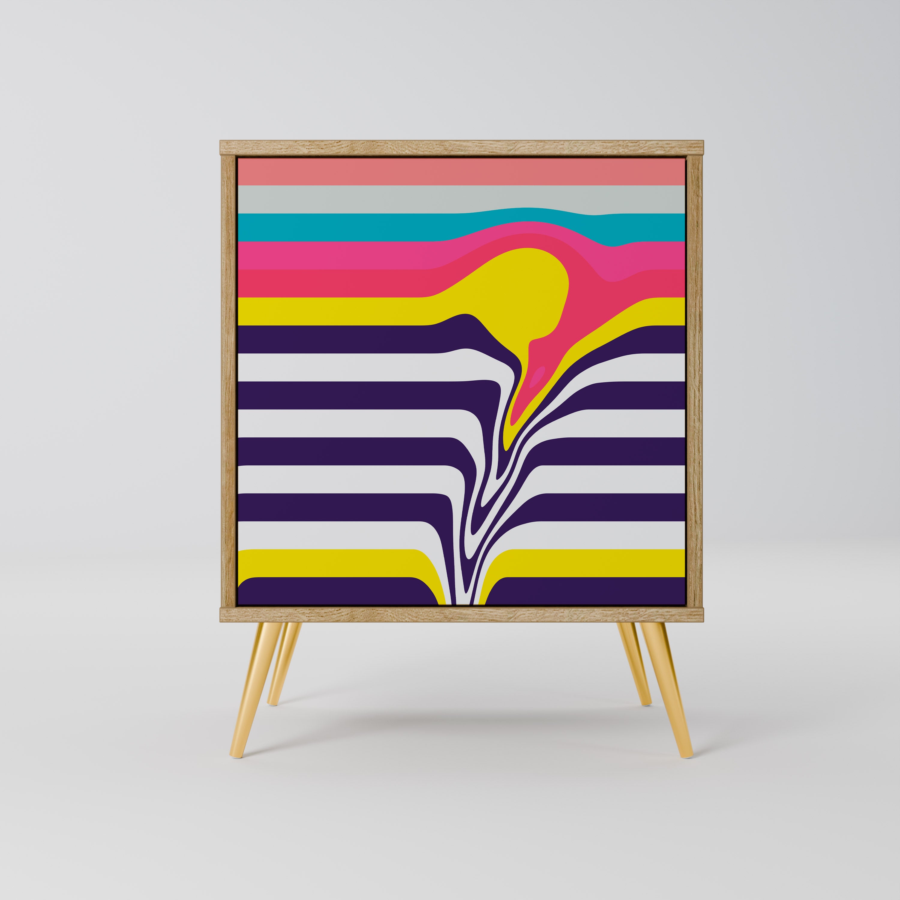 TONE COLLAPSE Komoda 1-drzwiowa korpus Dąb Riva