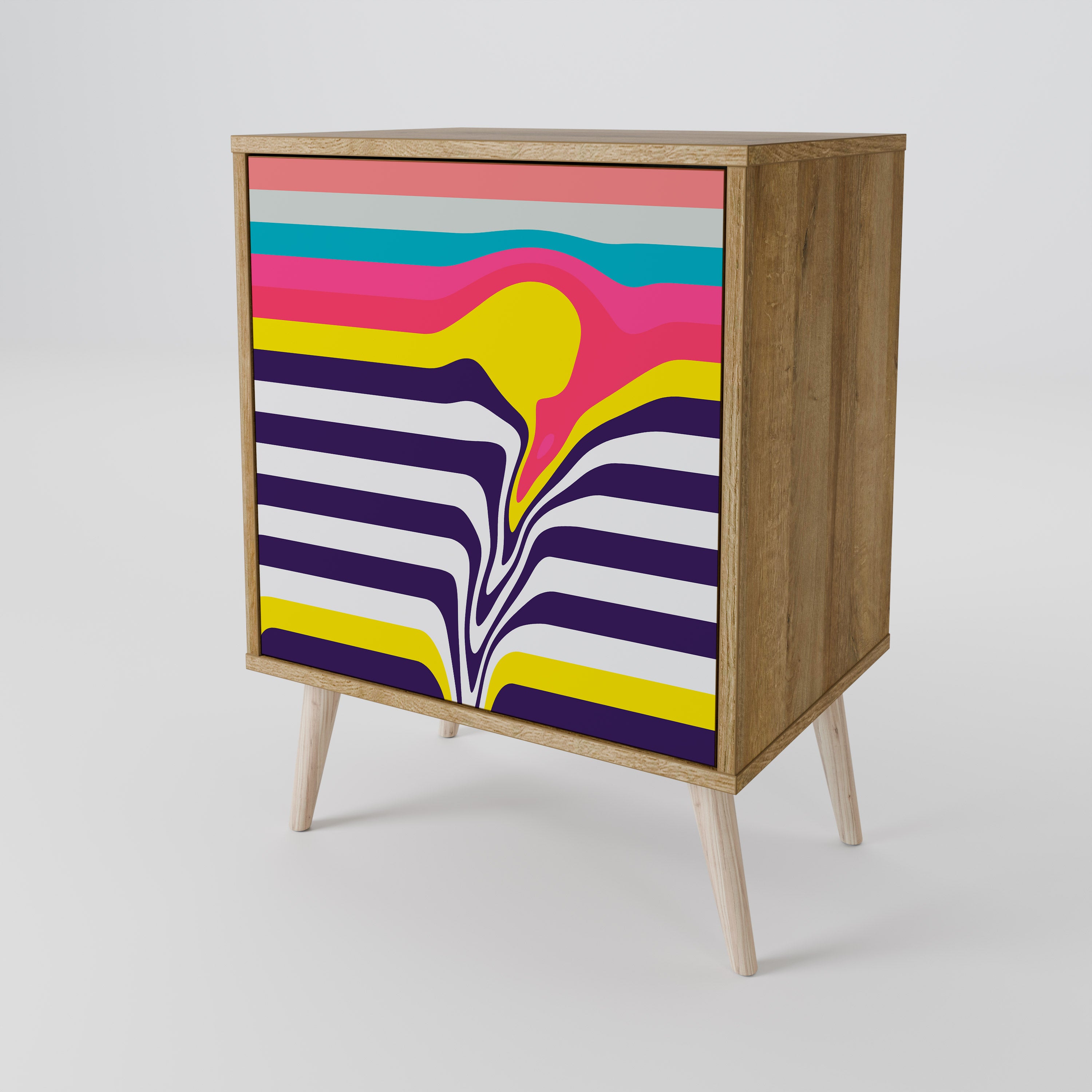 TONE COLLAPSE Komoda 1-drzwiowa korpus Dąb Riva