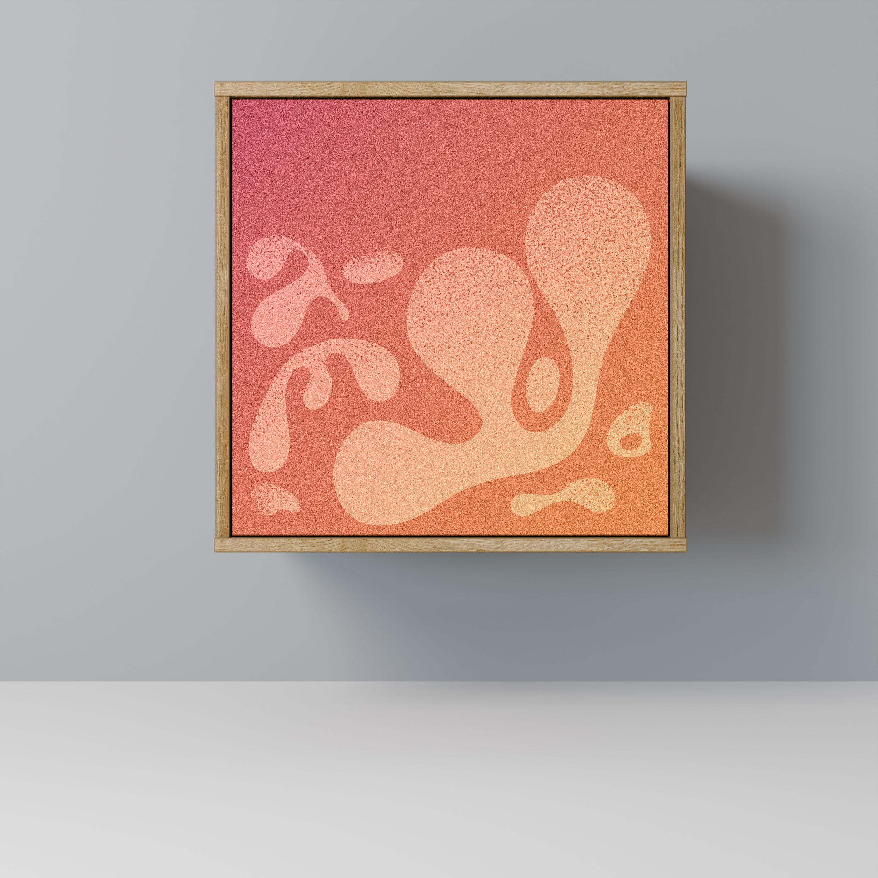 IRREGULAR PINK Komoda 1-drzwiowa korpus Dąb Riva