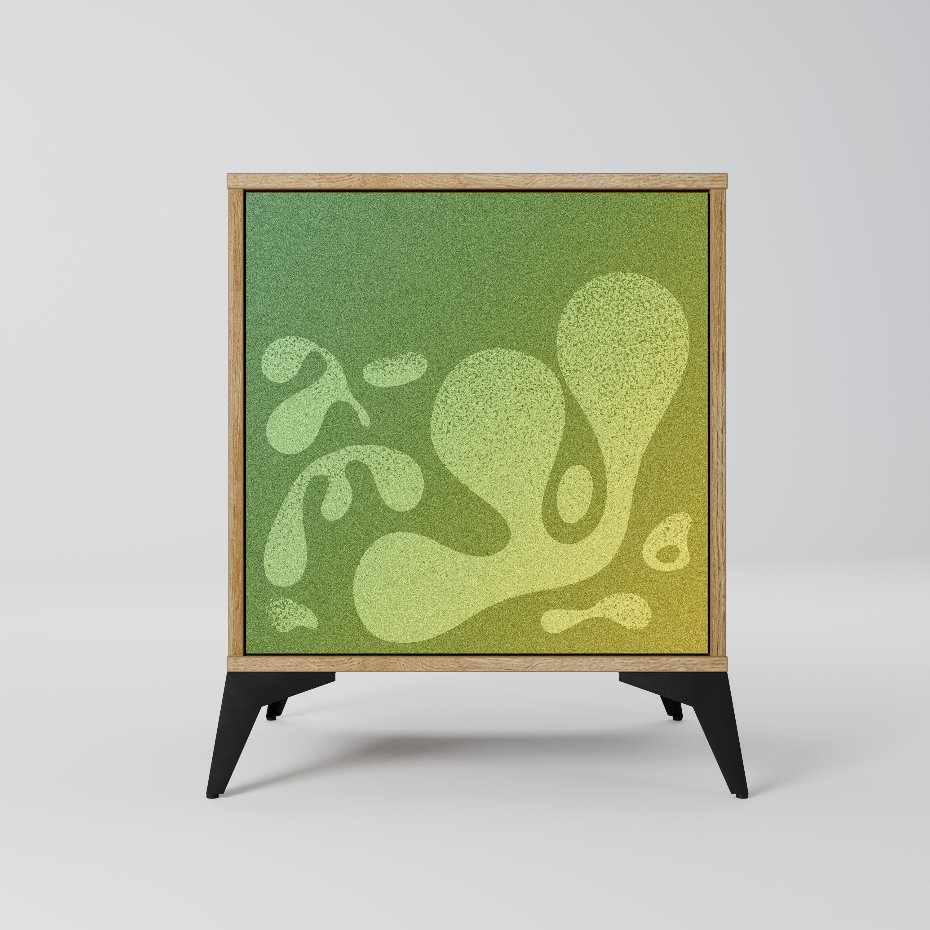 IRREGULAR BLUE Komoda 1-drzwiowa korpus Dąb Riva