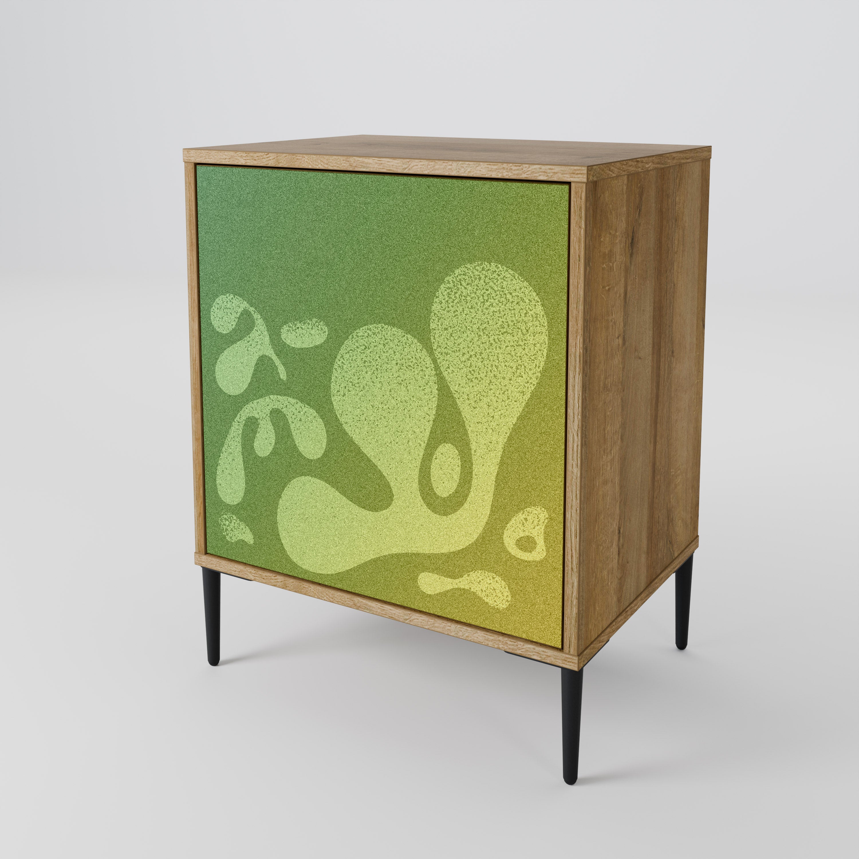 IRREGULAR BLUE Komoda 1-drzwiowa korpus Dąb Riva