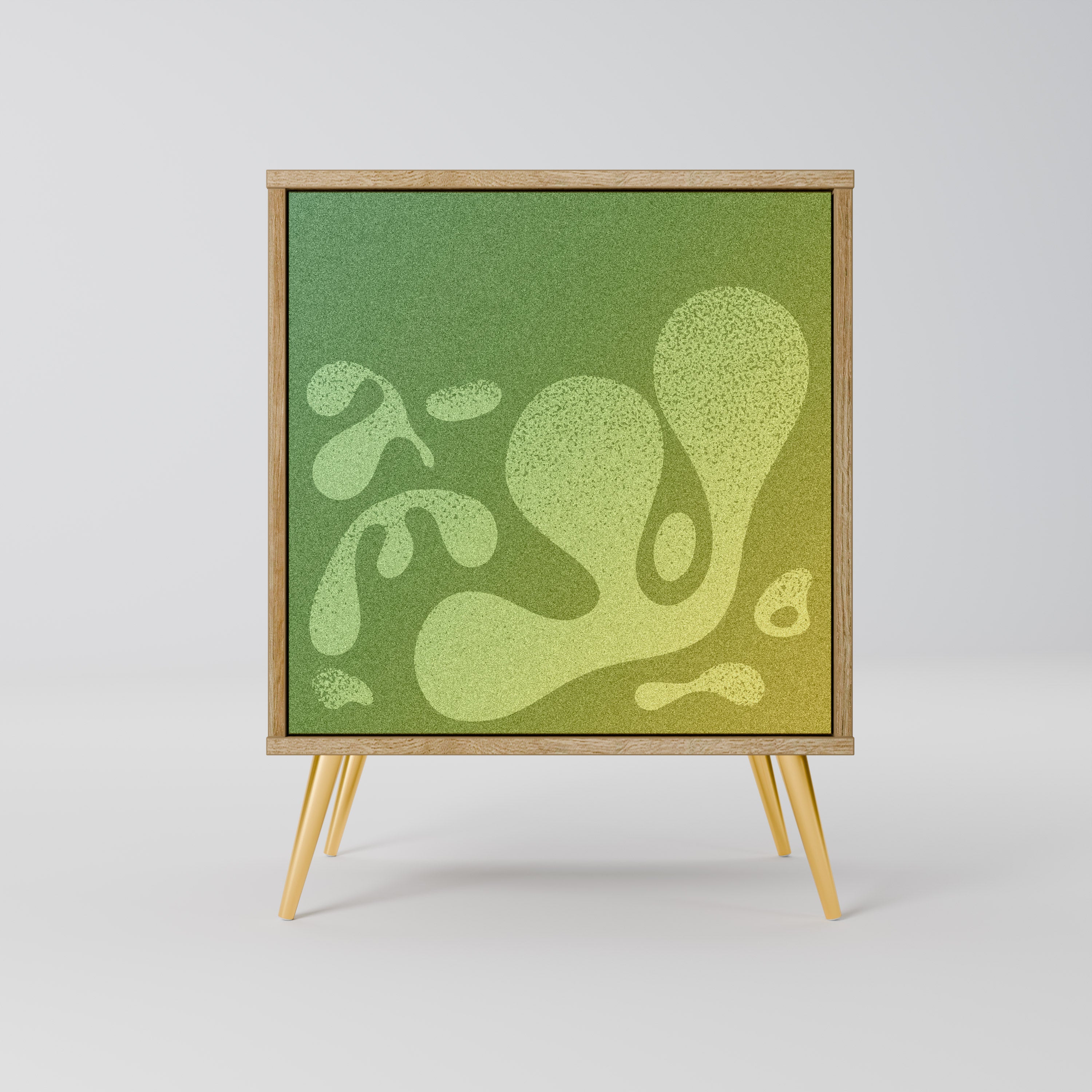 IRREGULAR BLUE Komoda 1-drzwiowa korpus Dąb Riva