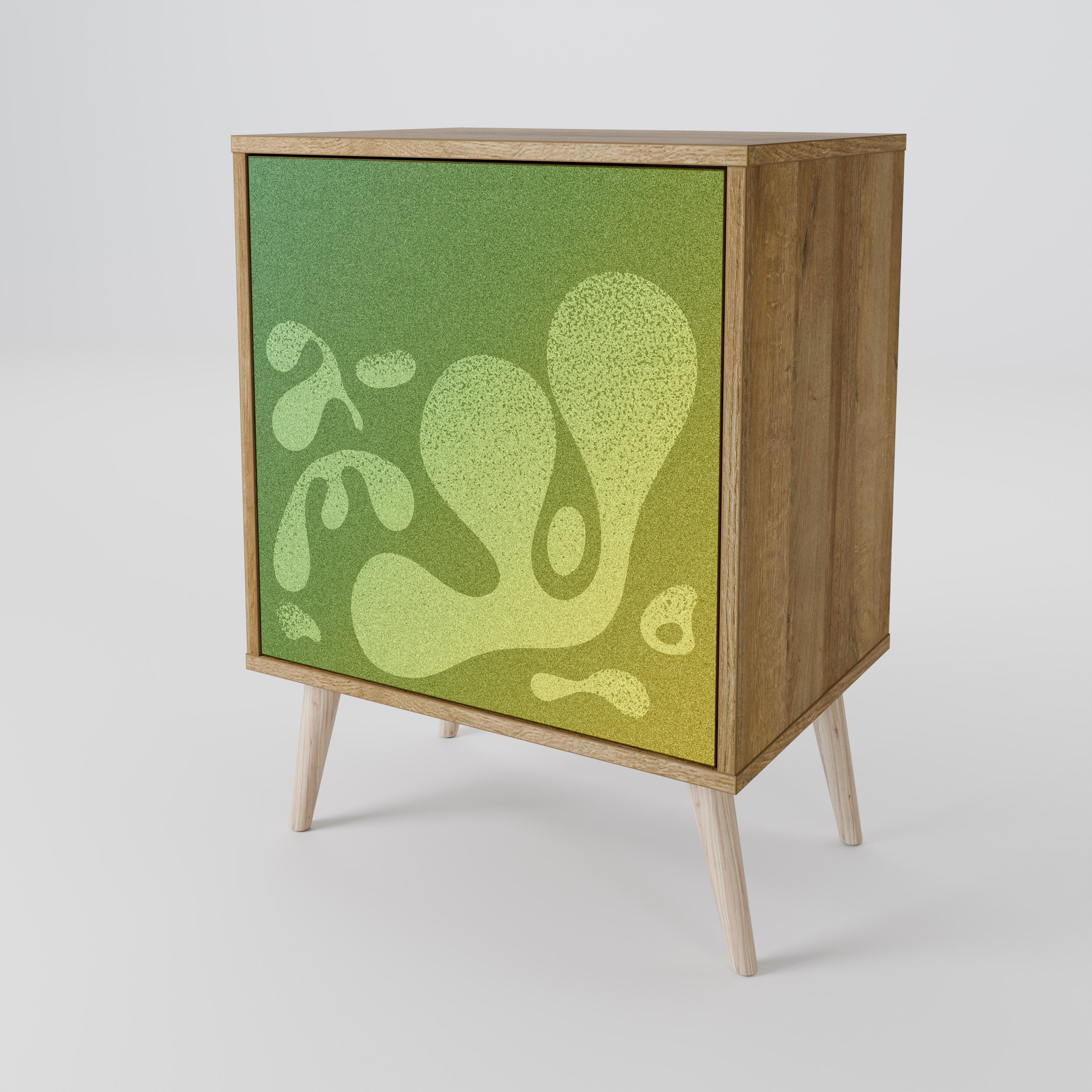 IRREGULAR BLUE Komoda 1-drzwiowa korpus Dąb Riva