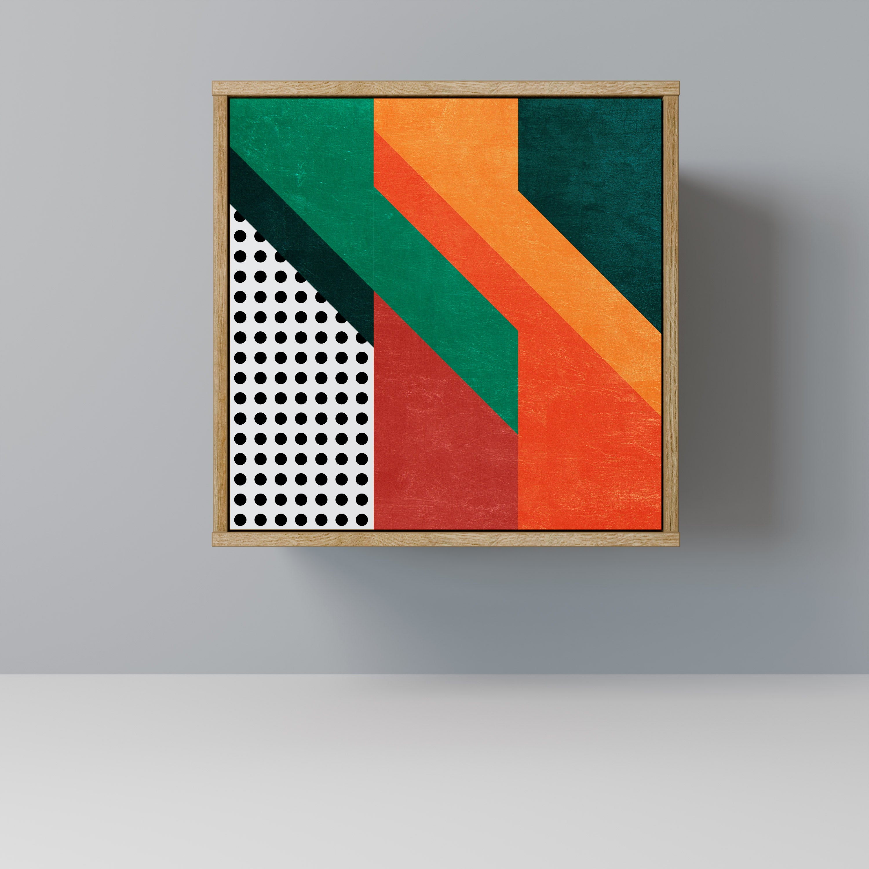 MAKESHIFT ARTISTRY Komoda 1-drzwiowa korpus Dąb Riva