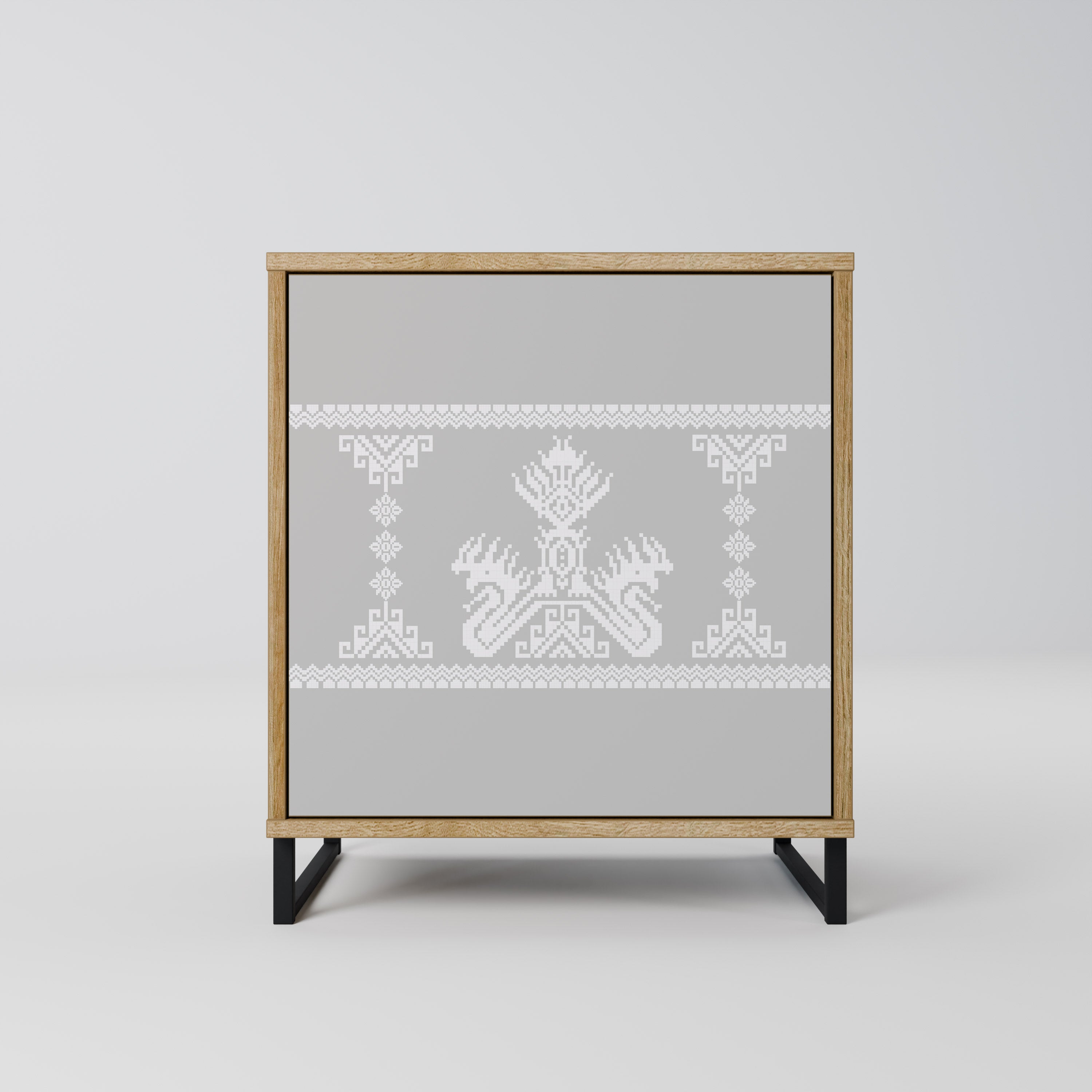 THAI GRAY Komoda 1-drzwiowa korpus Dąb Riva