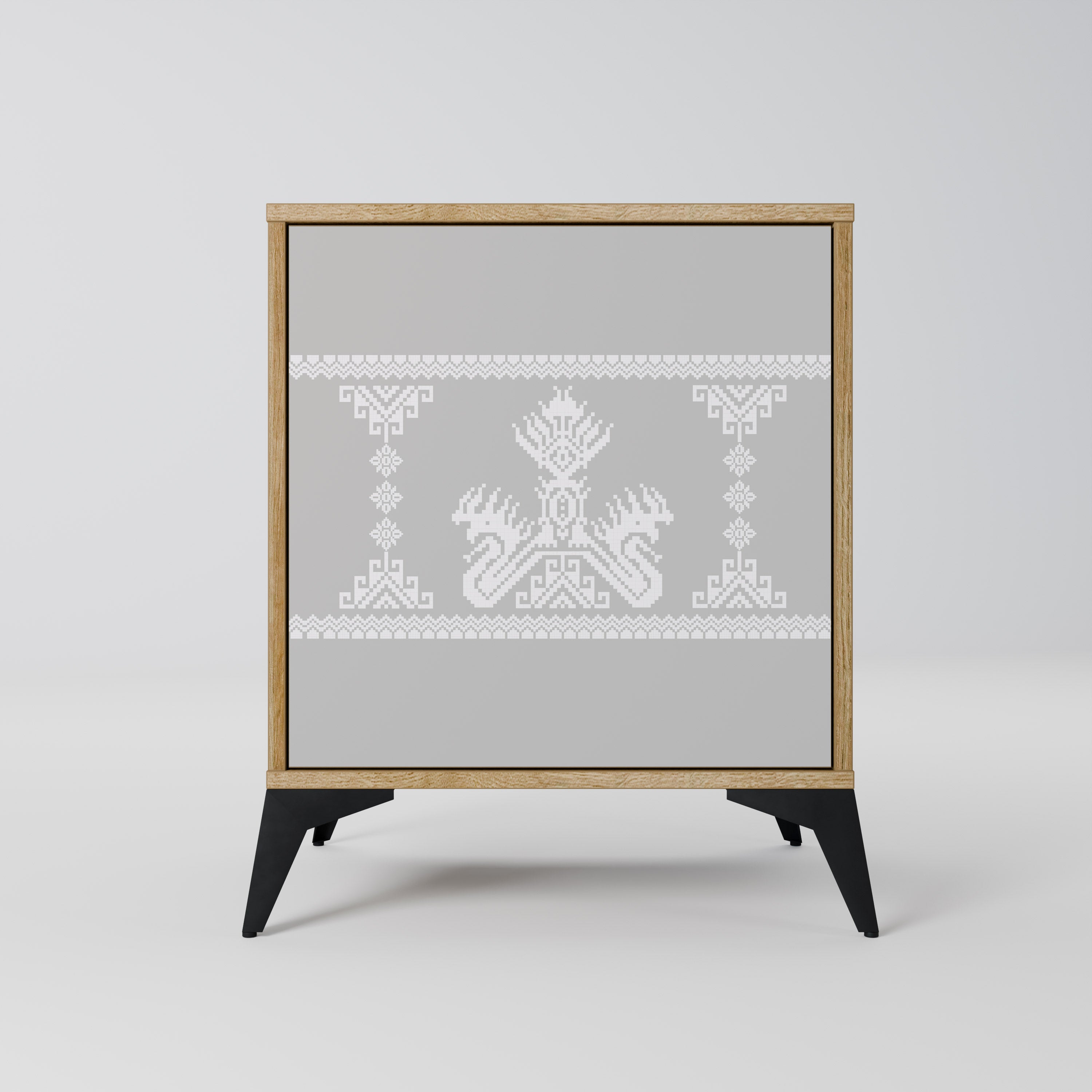 THAI GRAY Komoda 1-drzwiowa korpus Dąb Riva