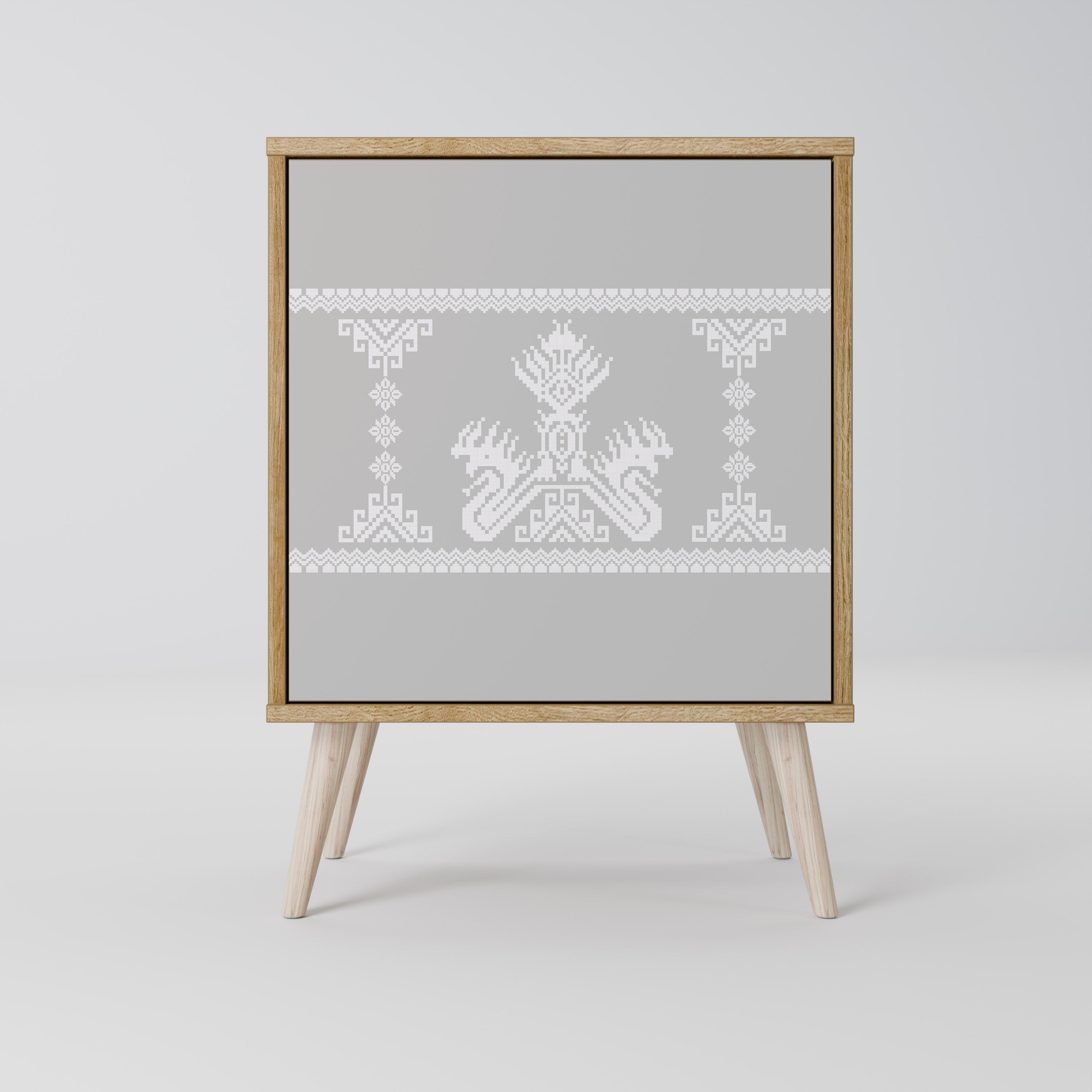 THAI GRAY Komoda 1-drzwiowa korpus Dąb Riva