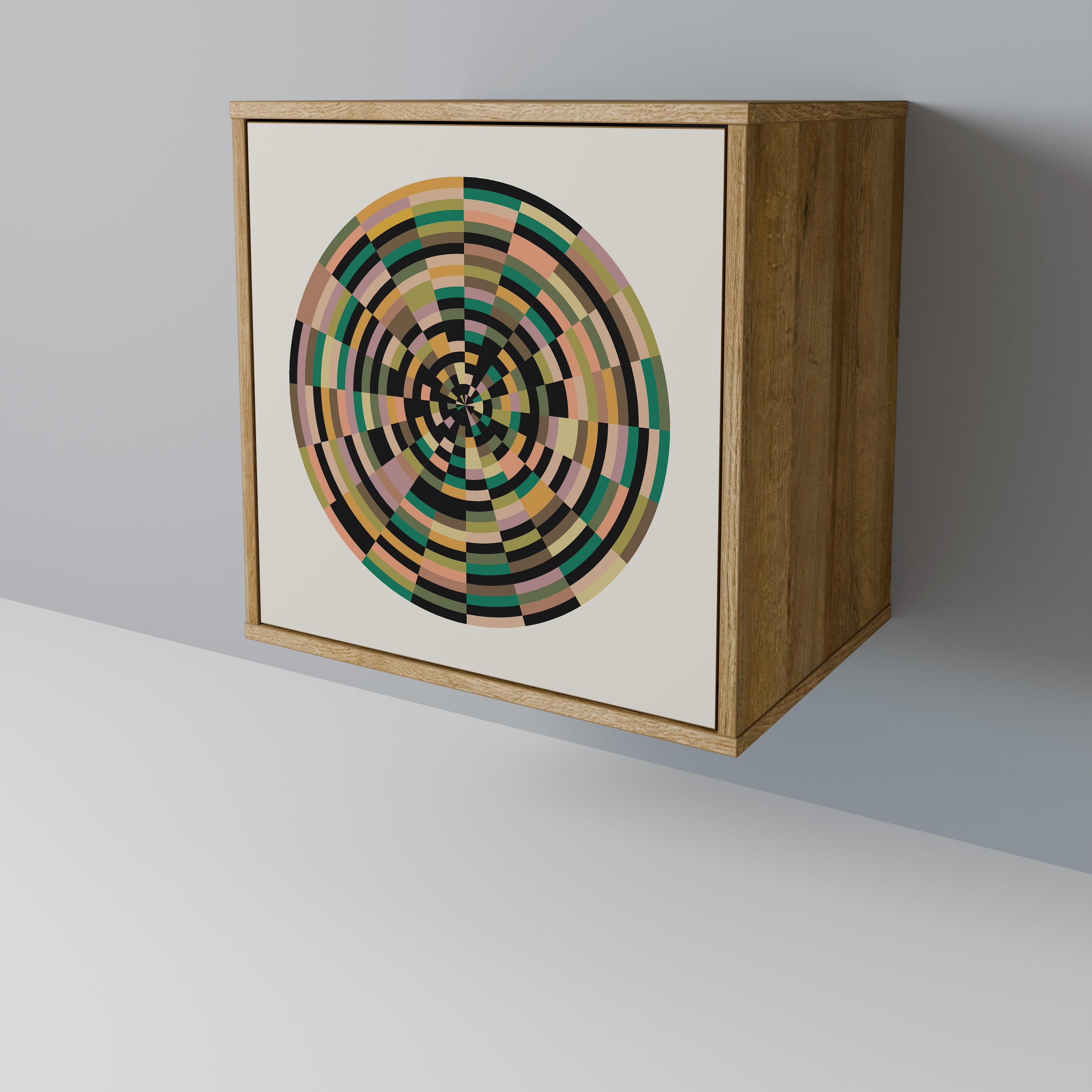 GREEN CIRCLES Komoda 1-drzwiowa korpus Dąb Riva