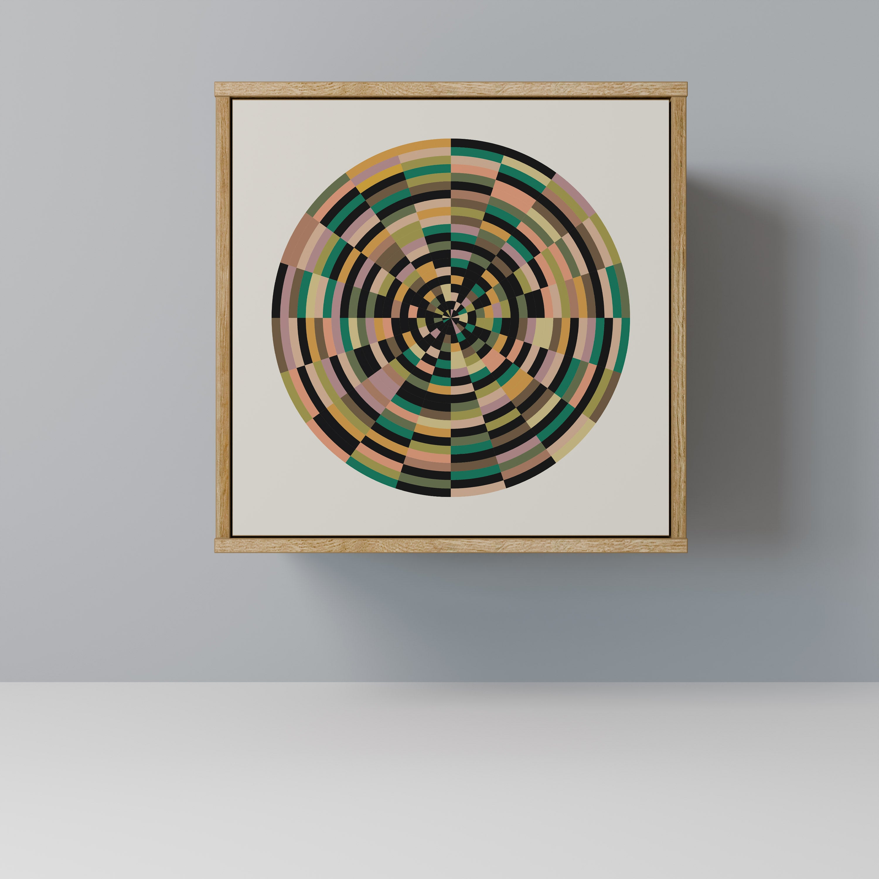 GREEN CIRCLES Komoda 1-drzwiowa korpus Dąb Riva