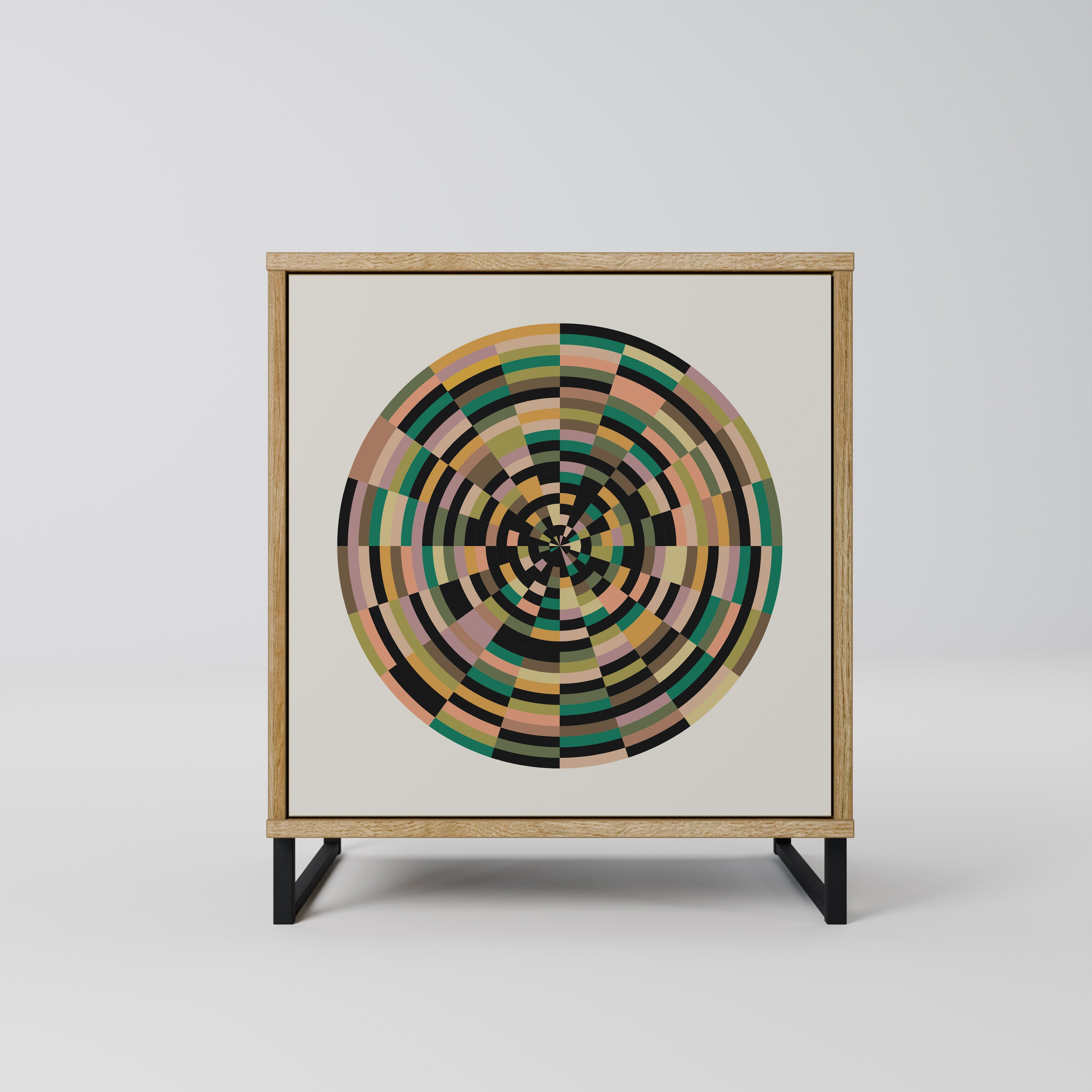 GREEN CIRCLES Komoda 1-drzwiowa korpus Dąb Riva