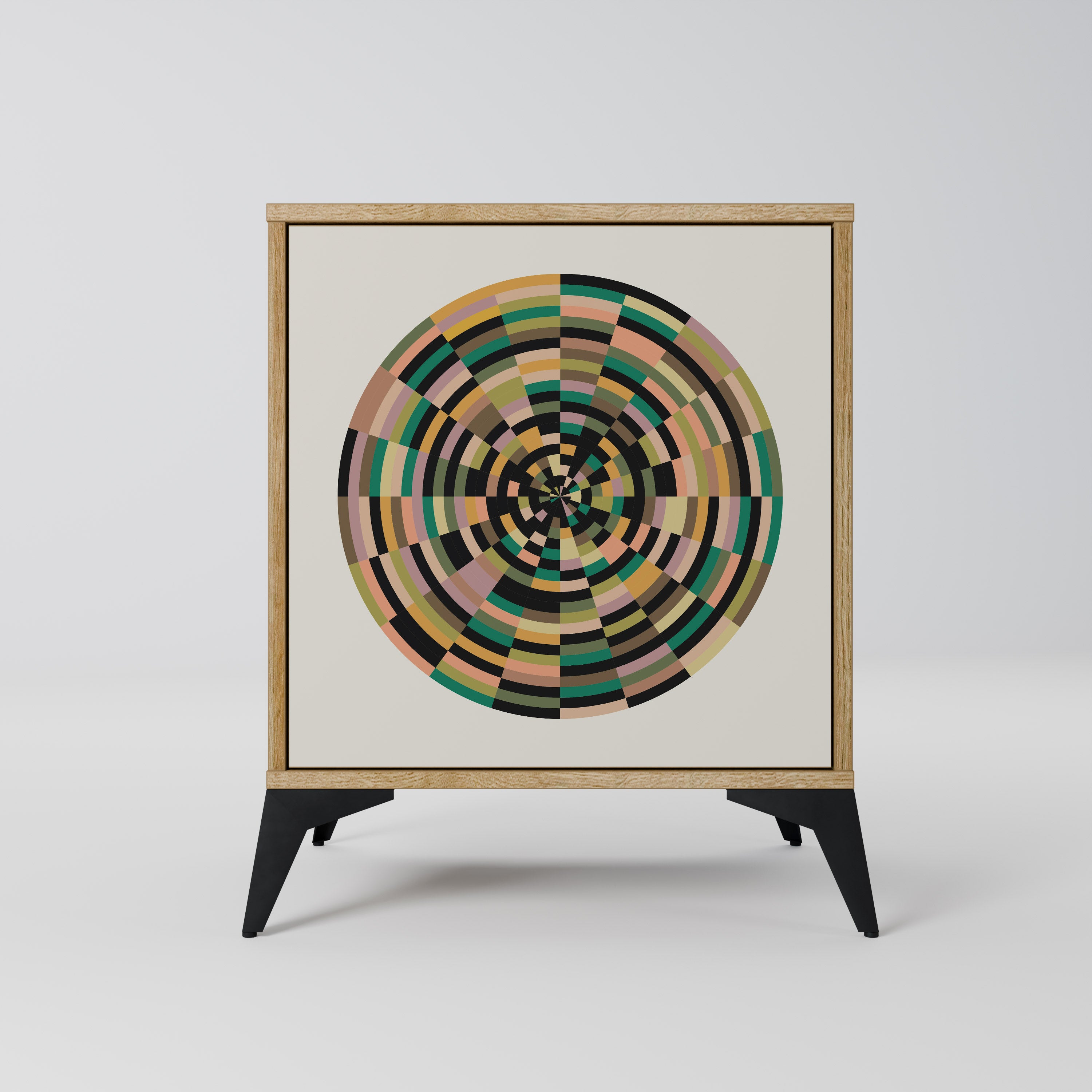 GREEN CIRCLES Komoda 1-drzwiowa korpus Dąb Riva