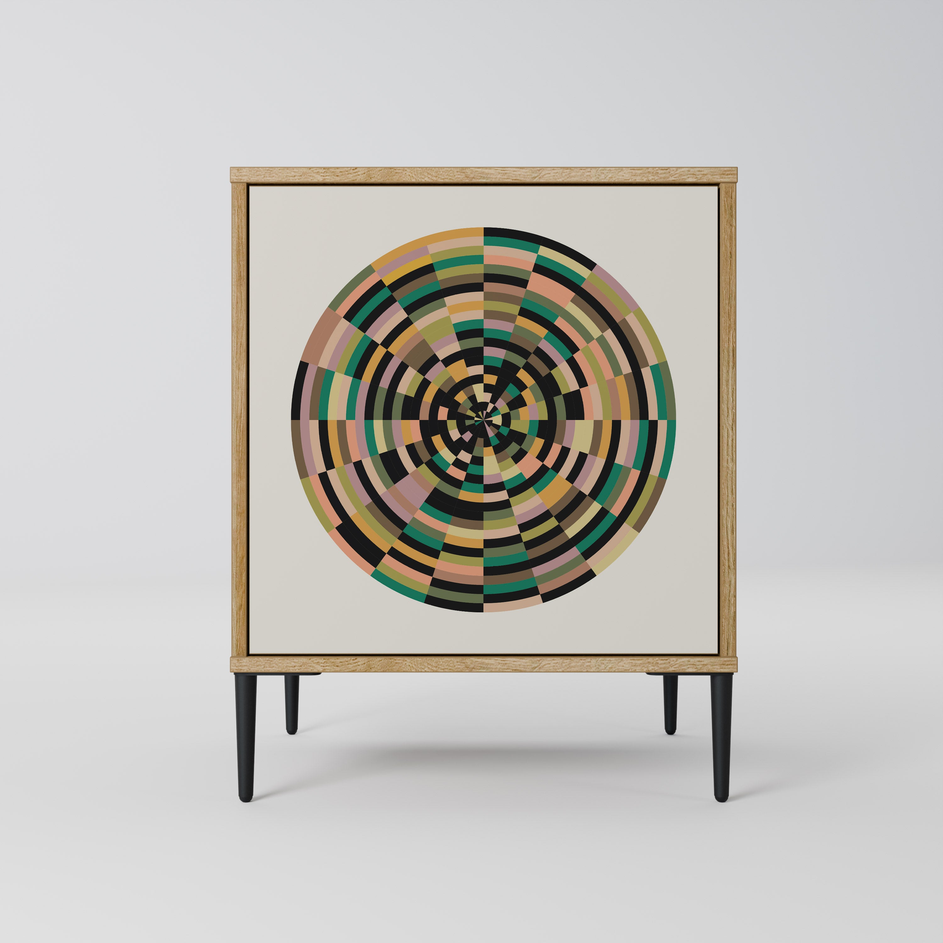 GREEN CIRCLES Komoda 1-drzwiowa korpus Dąb Riva