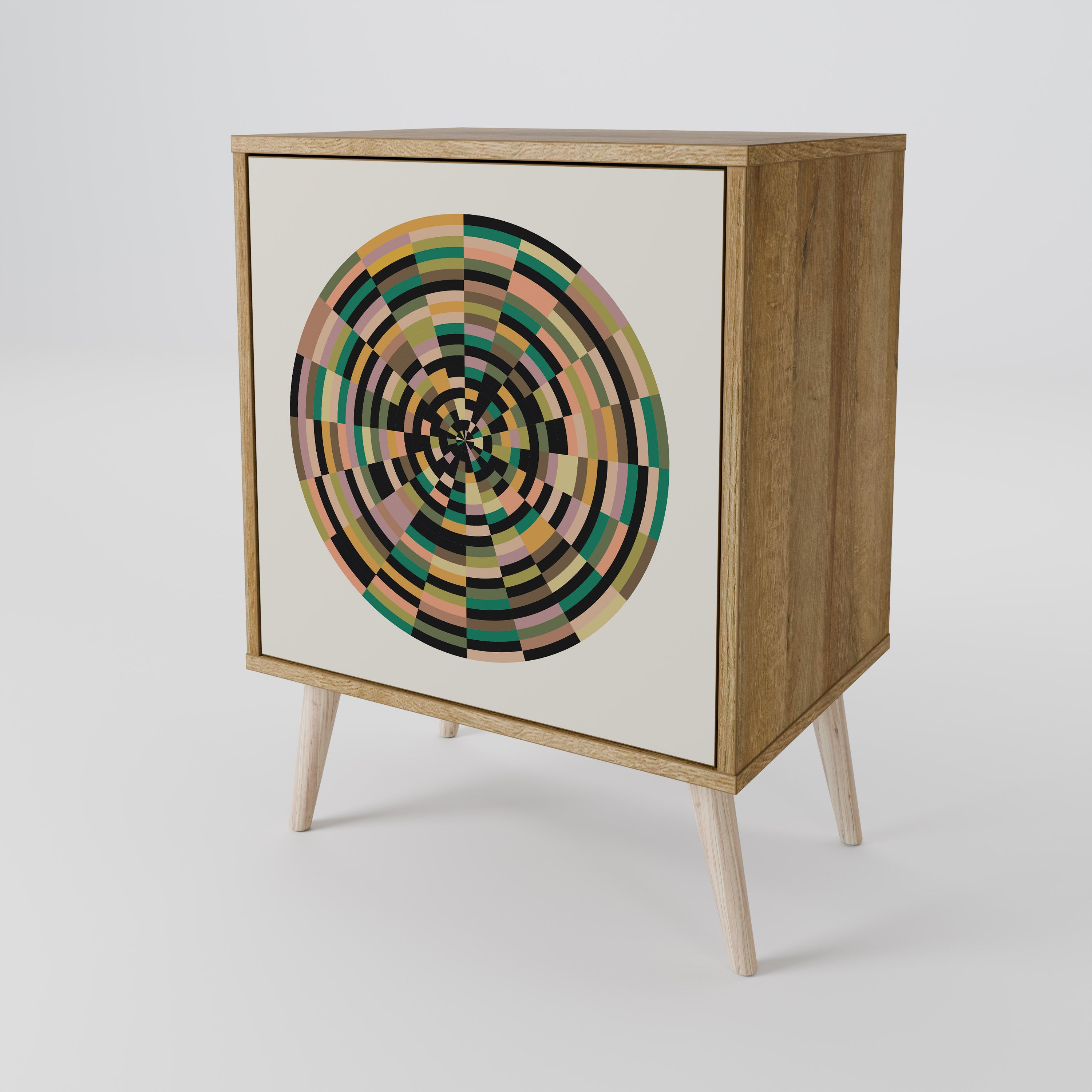 GREEN CIRCLES Komoda 1-drzwiowa korpus Dąb Riva