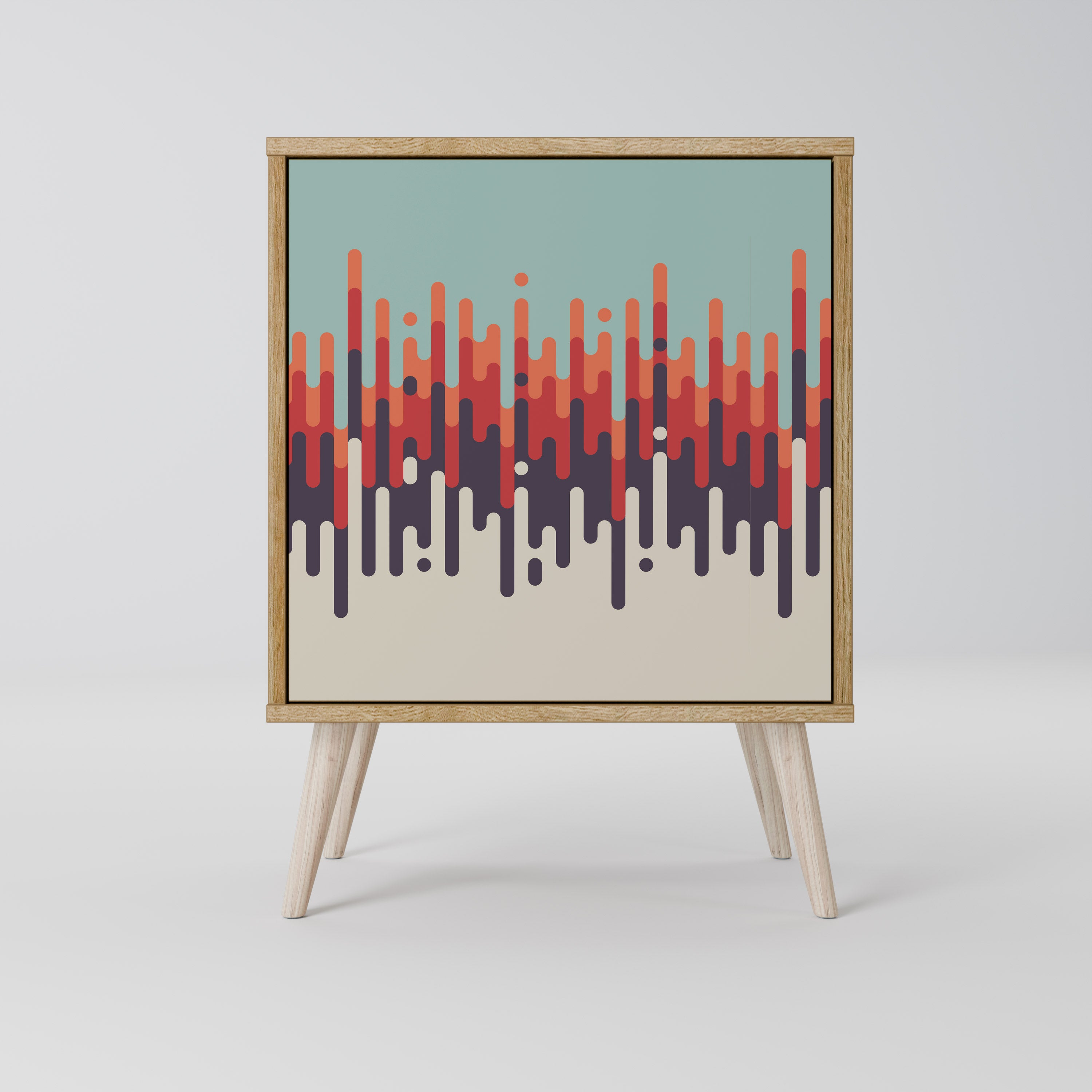 CHROMA CONTOURS Komoda 1-drzwiowa korpus Dąb Riva