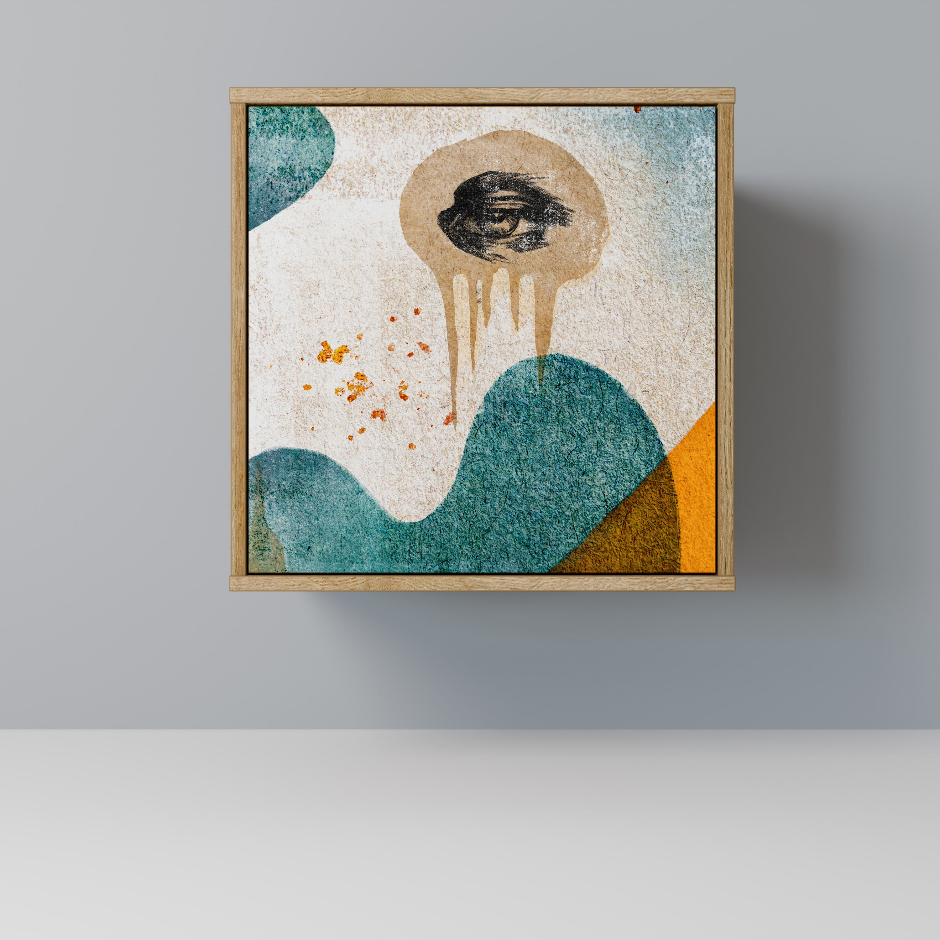 ABSTRACT FACES Komoda 1-drzwiowa korpus Dąb Riva