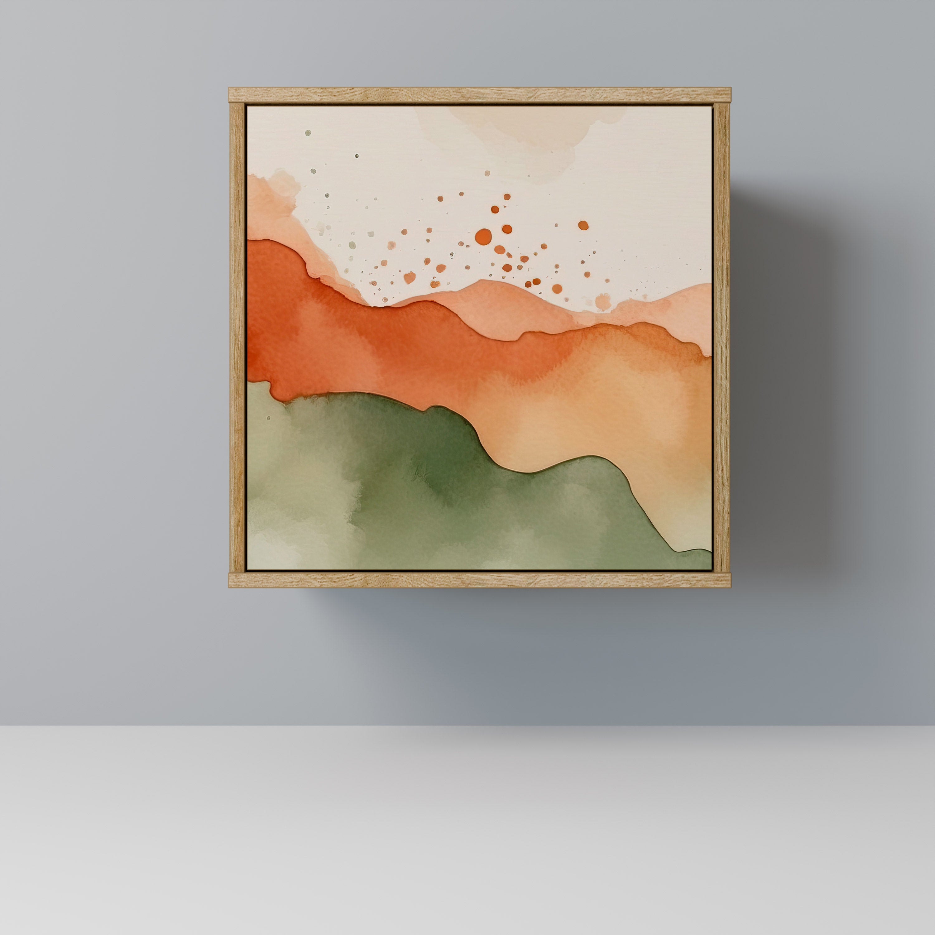 WATERCOLOUR PEAKS Komoda 1-drzwiowa korpus Dąb Riva