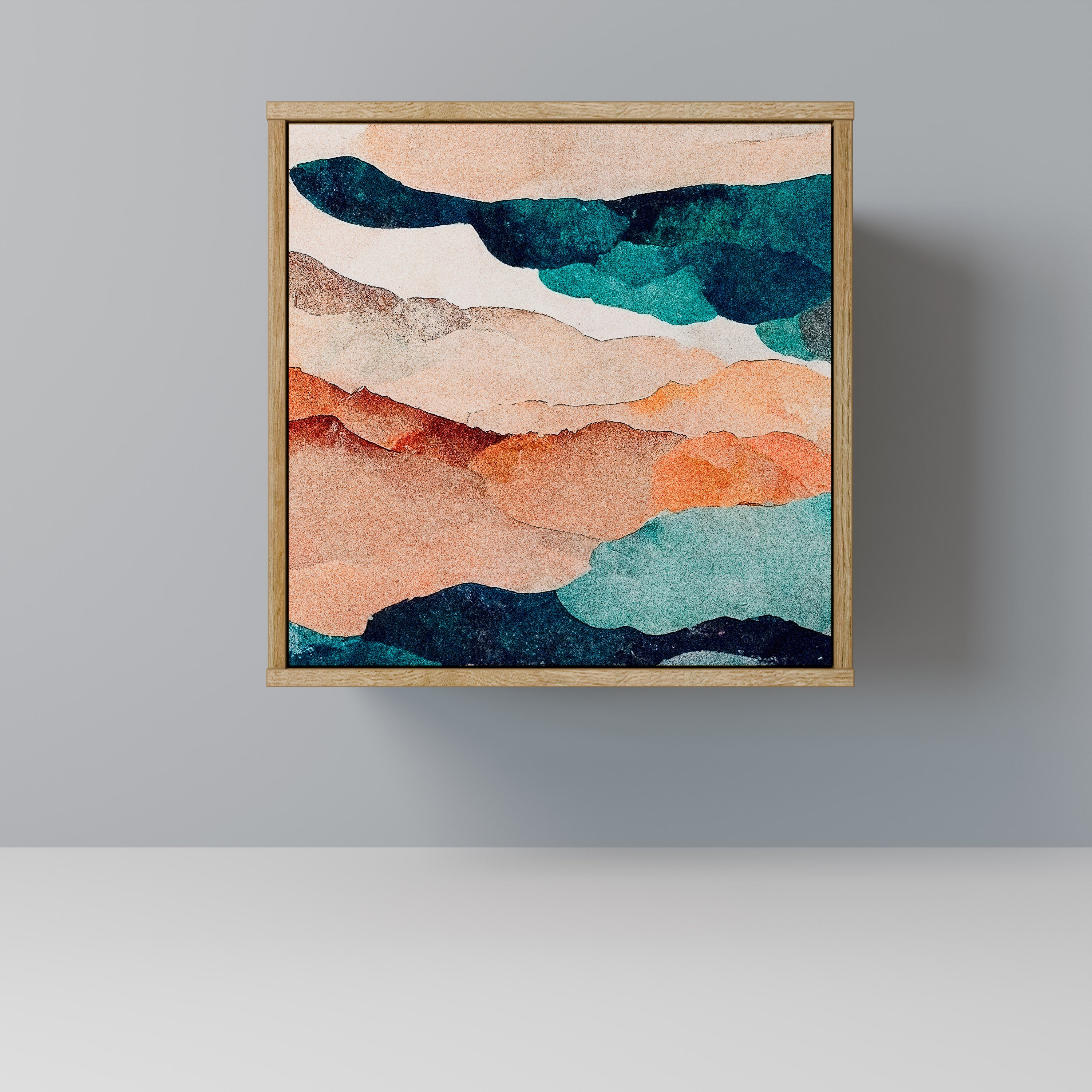 ABSTRACT LANDSCAPE Komoda 1-drzwiowa korpus Dąb Riva