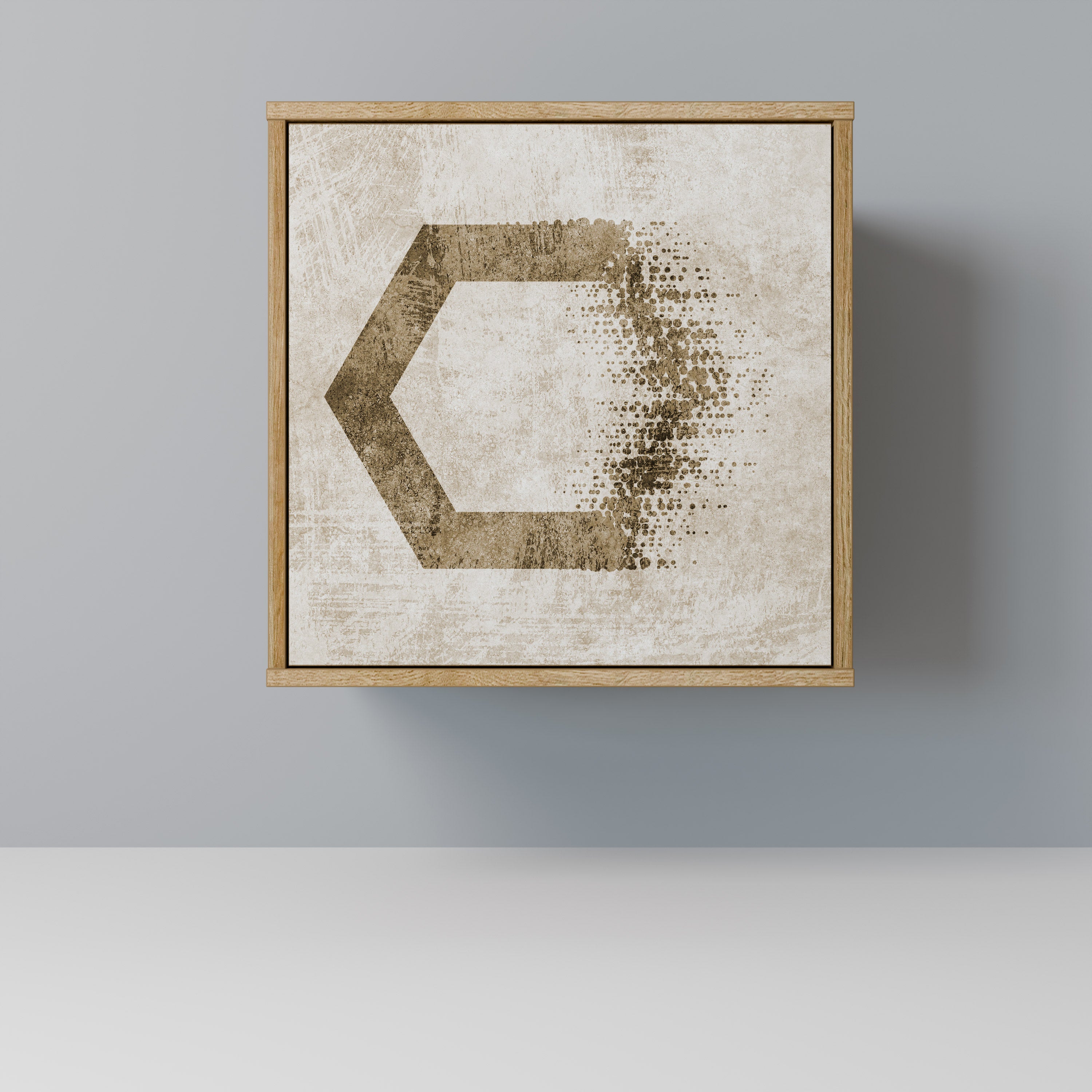 HEXAGONAL SHAPES Komoda 1-drzwiowa korpus Dąb Riva