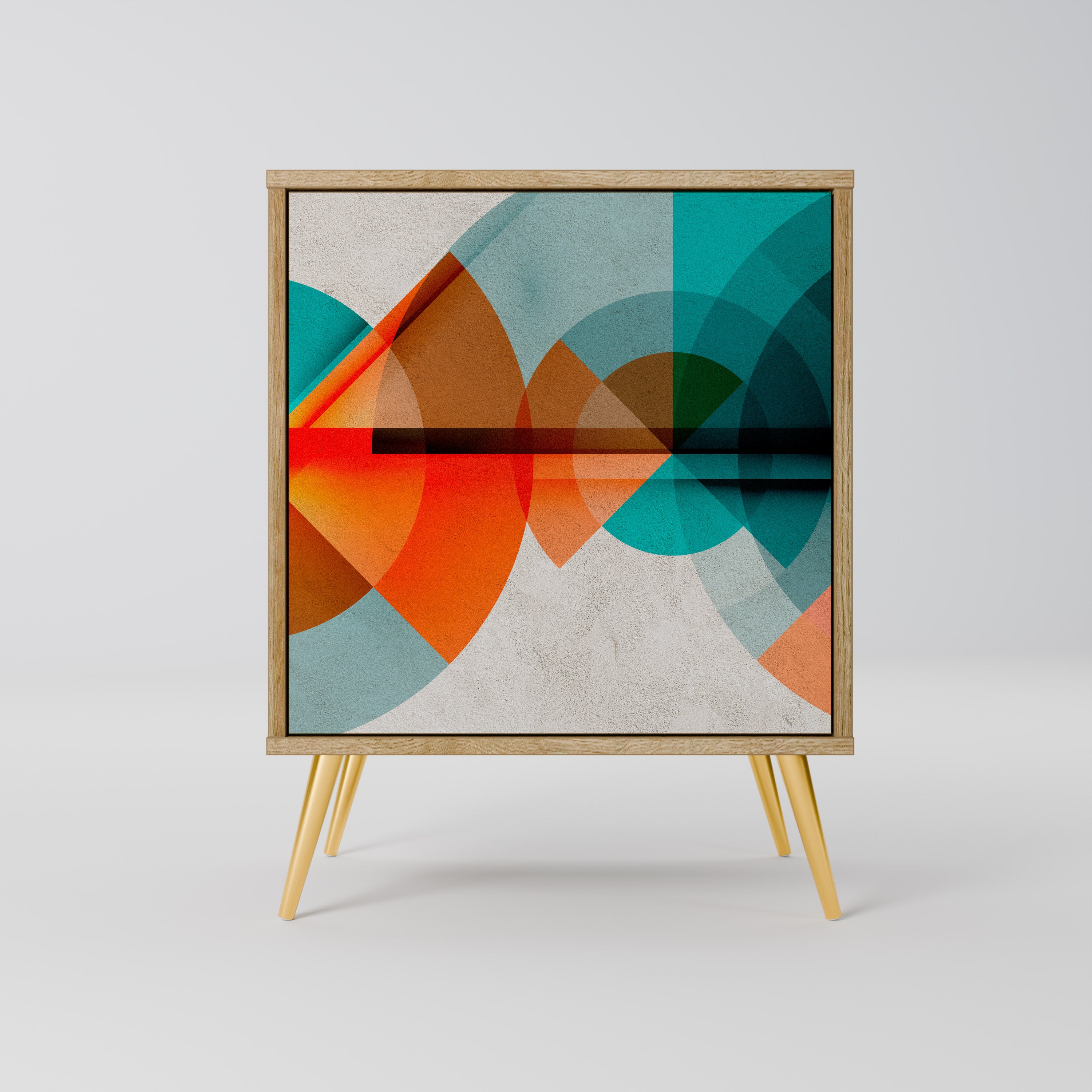 CIRCULAR RHAPSODY Komoda 1-drzwiowa korpus Dąb Riva