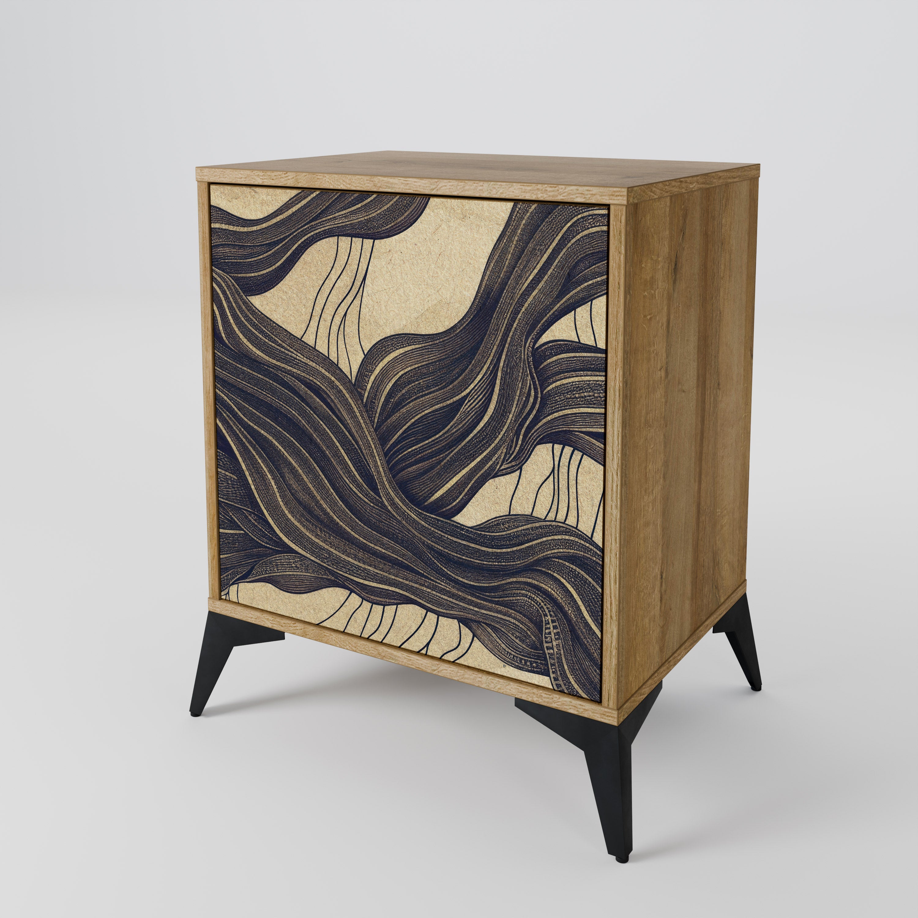 UNIFIED FRAGMENTS Komoda 1-drzwiowa korpus Dąb Riva