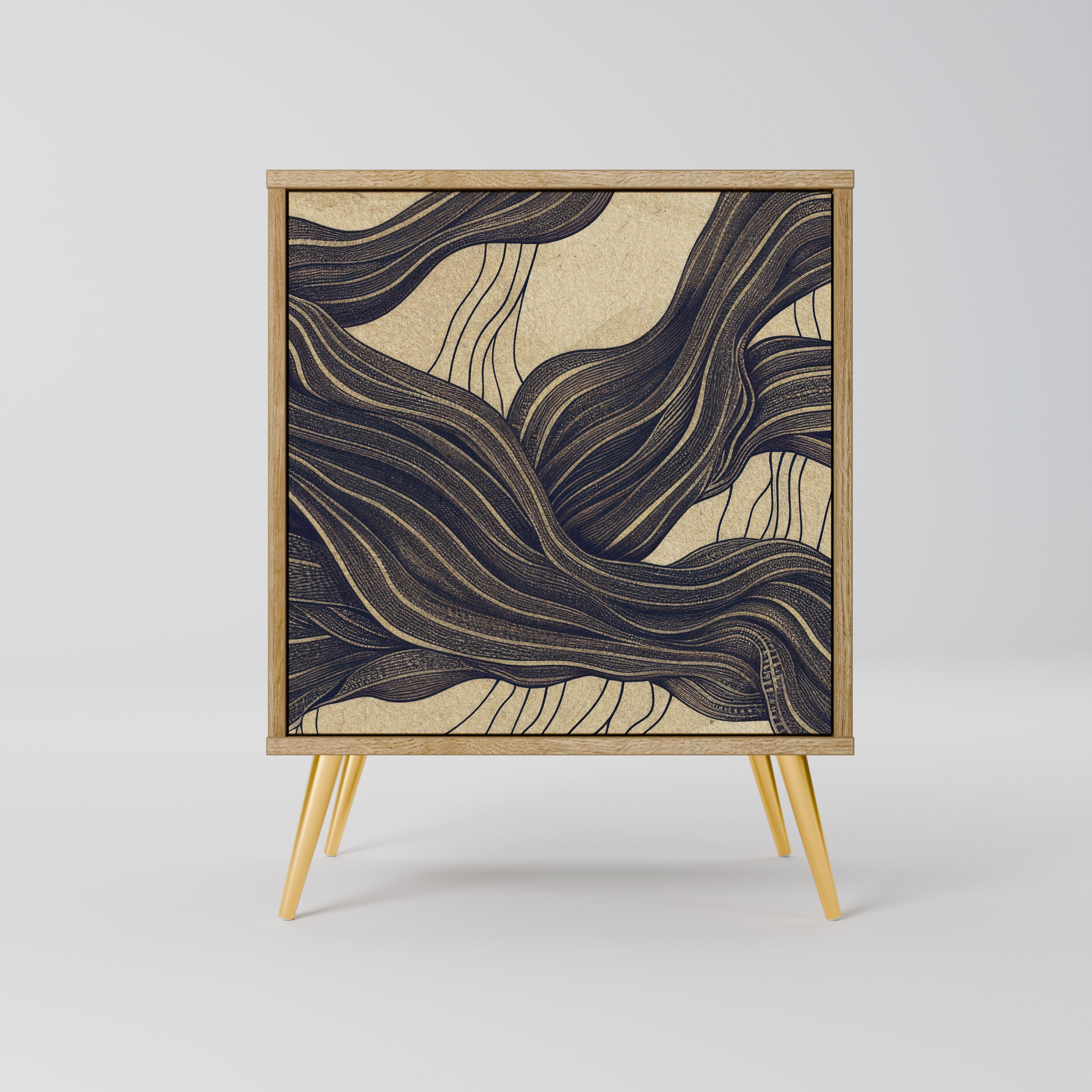 UNIFIED FRAGMENTS Komoda 1-drzwiowa korpus Dąb Riva