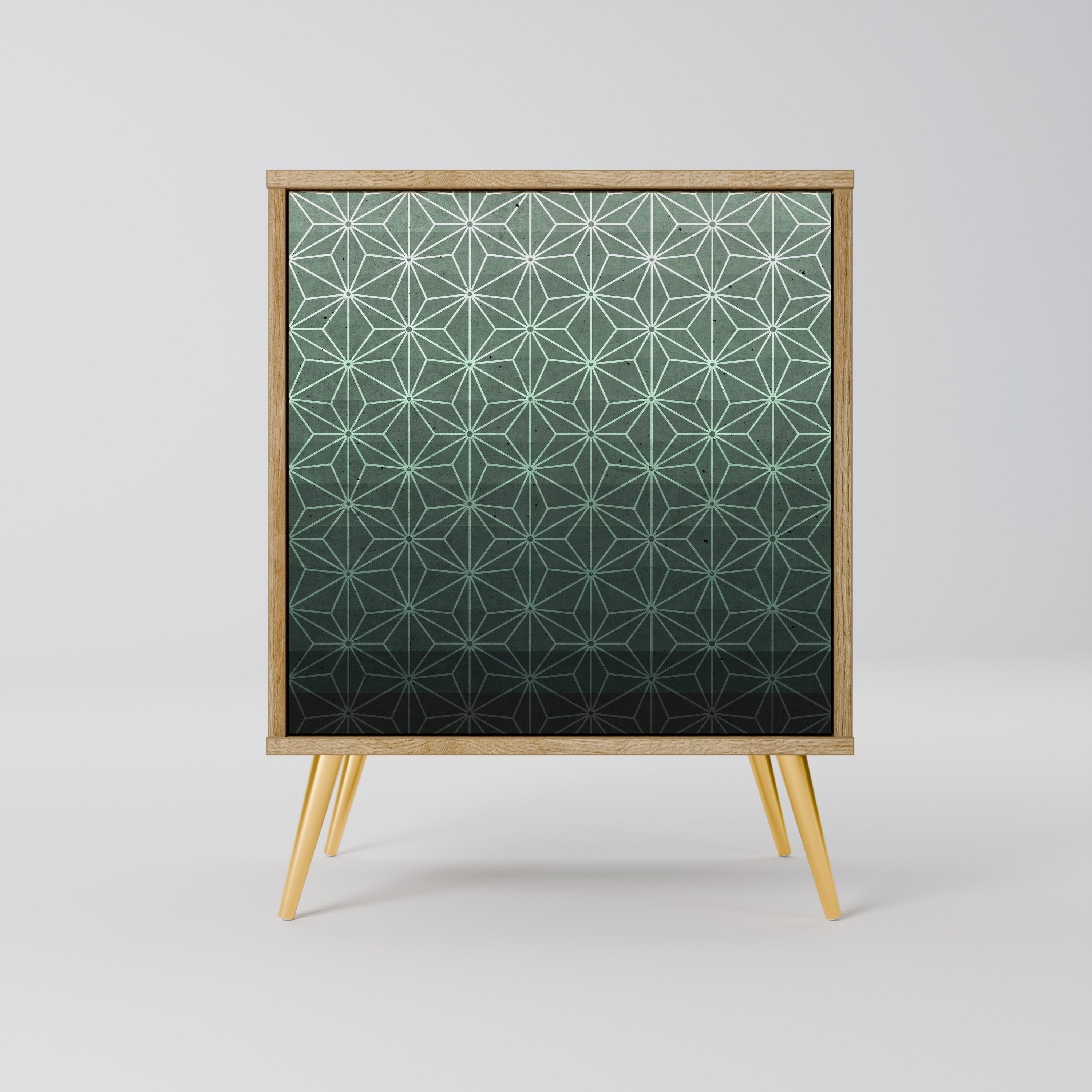 ORNAMENTAL GLIMMER Komoda 1-drzwiowa korpus Dąb Riva