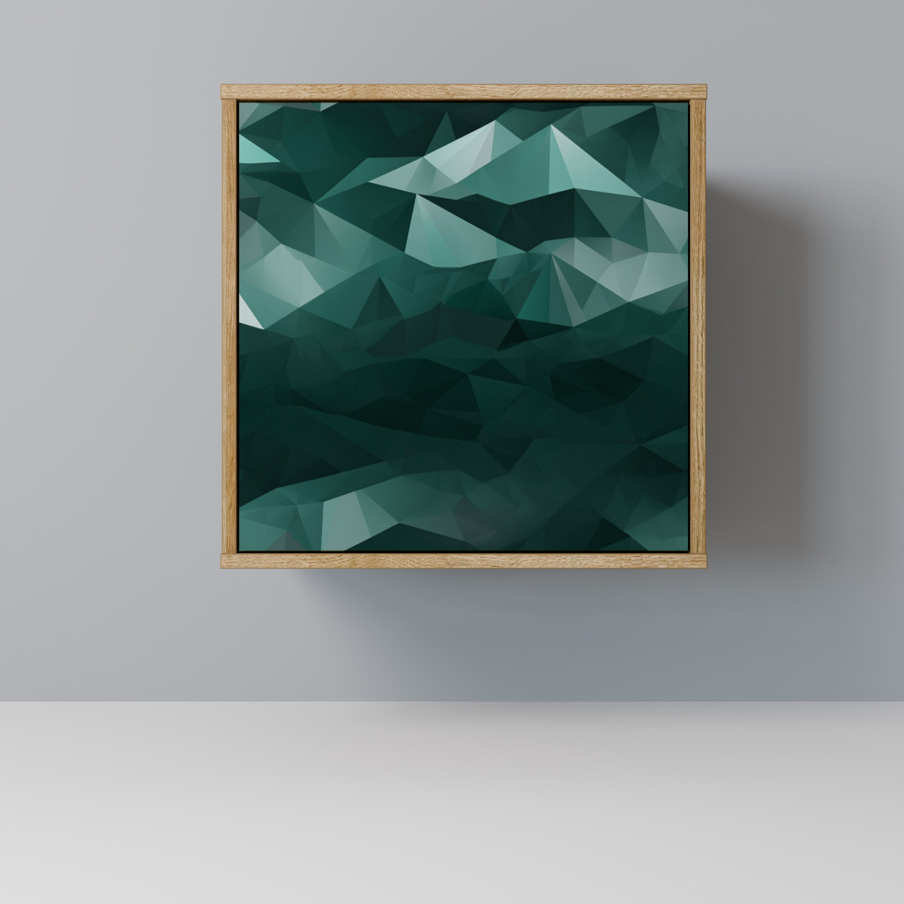 POLYGONAL FLOATING Komoda 1-drzwiowa korpus Dąb Riva